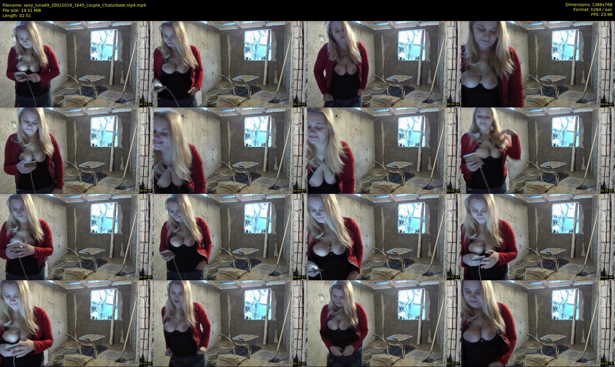sexy_luna69 — 3 minute Chaturbate couple cam show recording, 720p, Feb 20, 2019