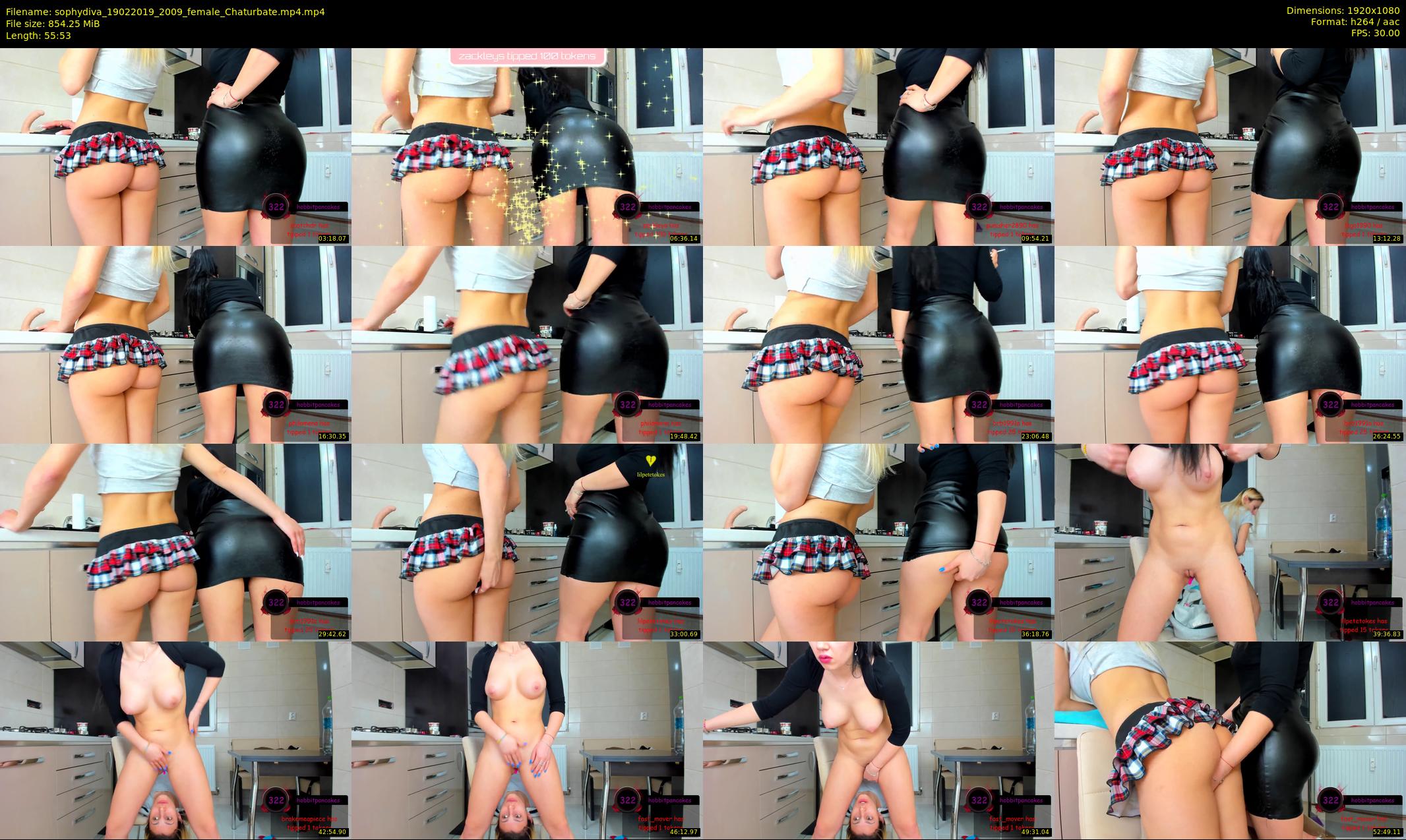 sophydiva — 56 minute Chaturbate female cam show recording, 1080p, Feb 19, 2019