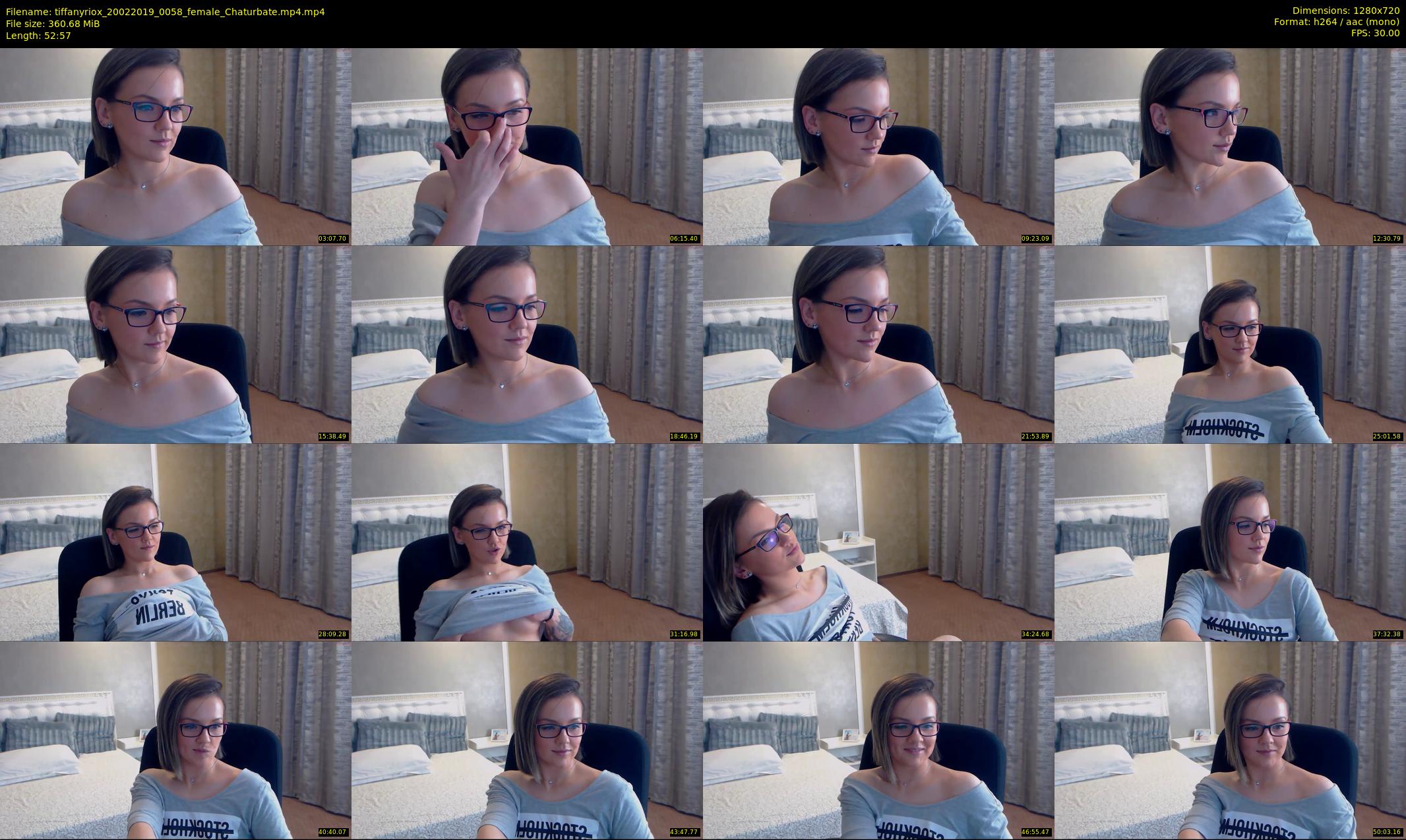 tiffanyriox — 53 minute Chaturbate female cam show recording, 720p, Feb 20, 2019