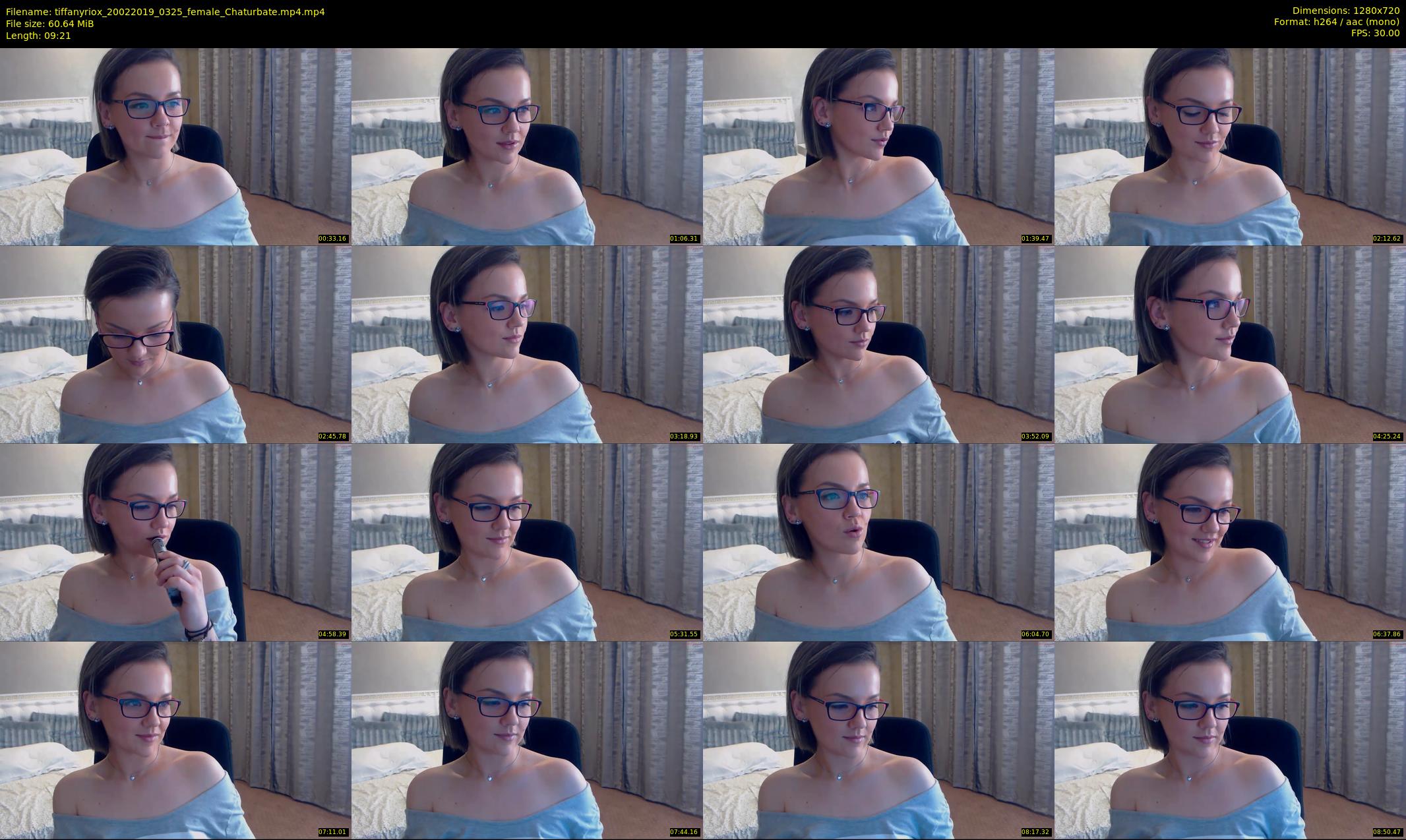 tiffanyriox — 10 minute Chaturbate female cam show recording, 720p, Feb 20, 2019