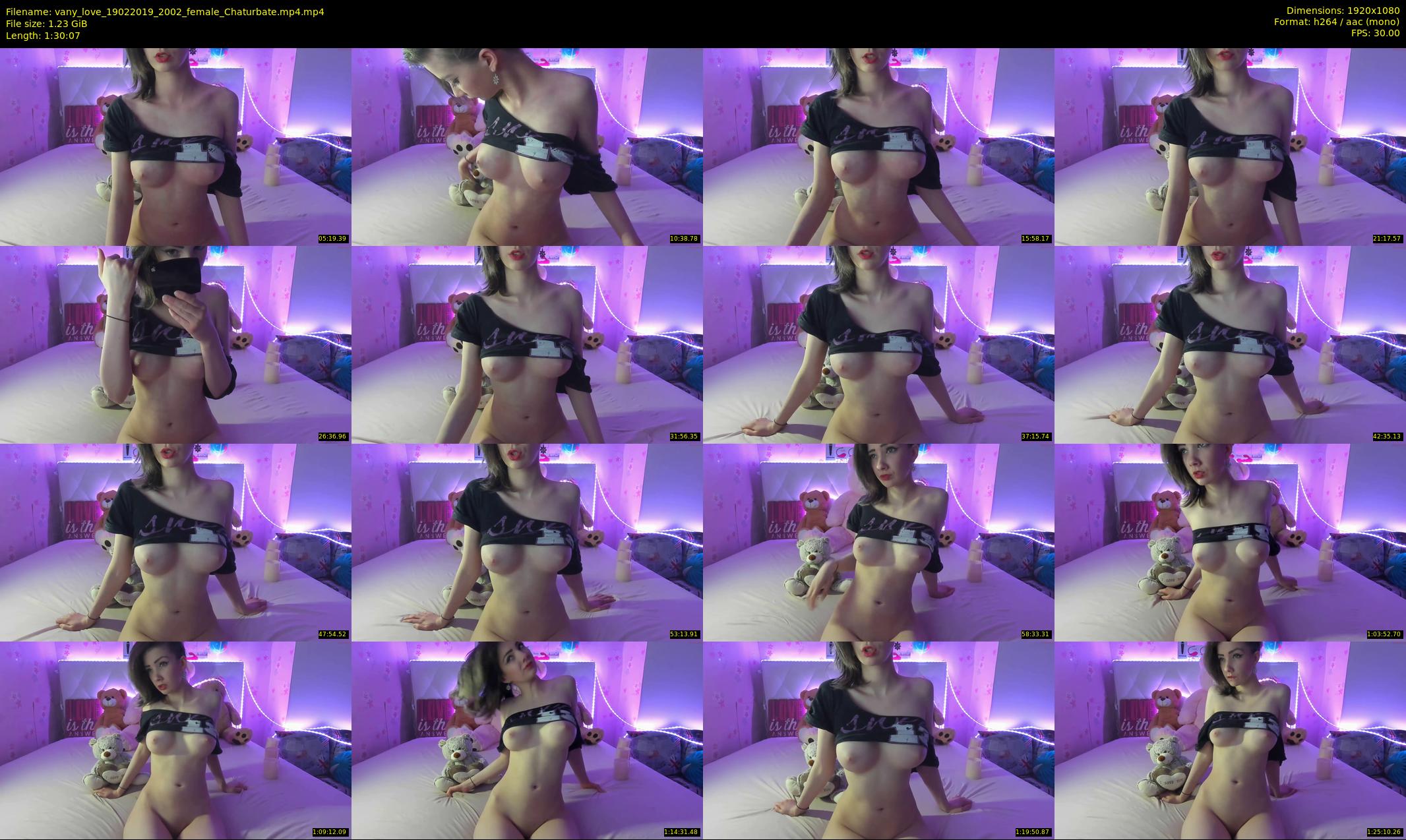 vany_love — 91 minute Chaturbate female cam show recording, 1080p, Feb 19, 2019
