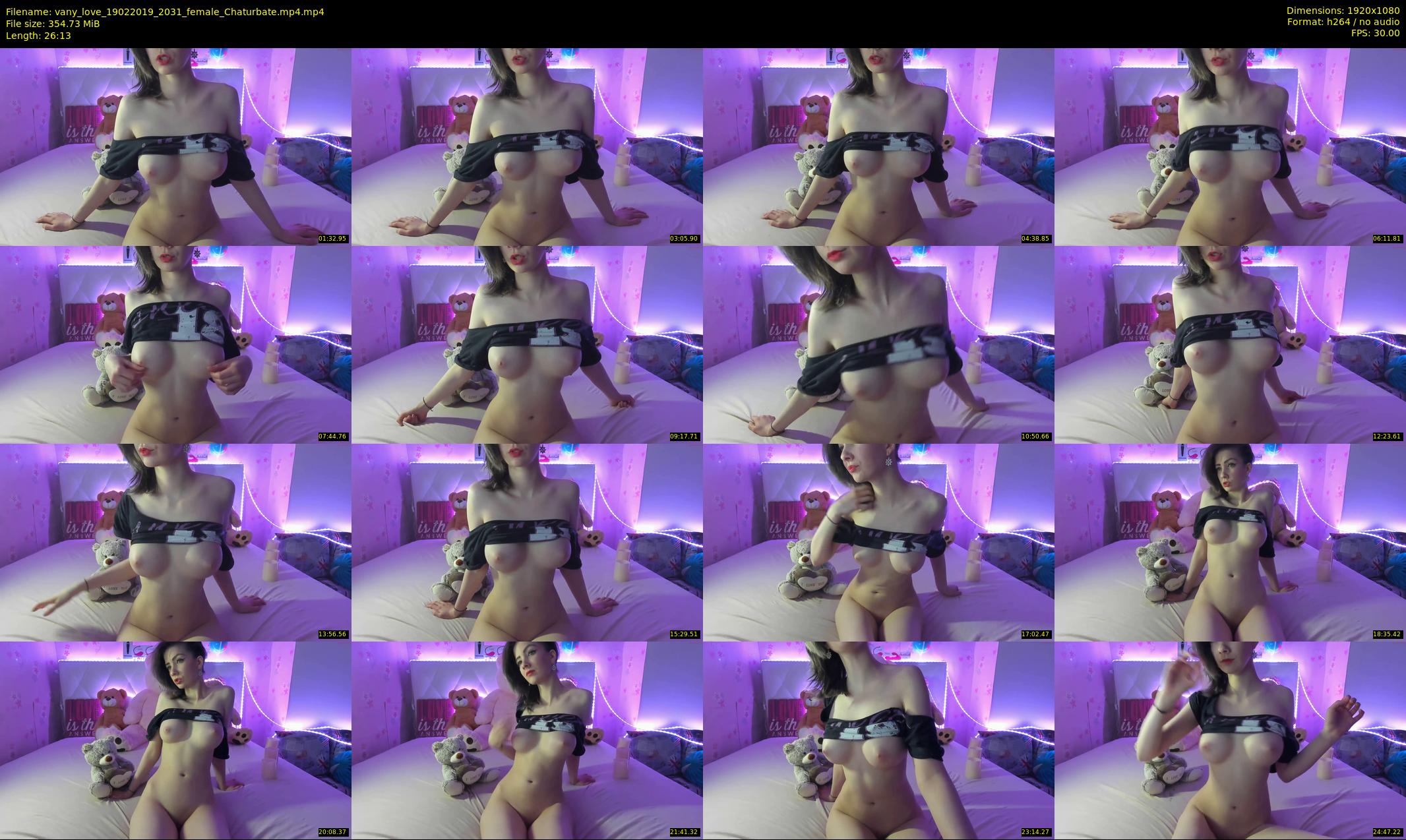 vany_love — 27 minute Chaturbate female cam show recording, 1080p, Feb 19, 2019