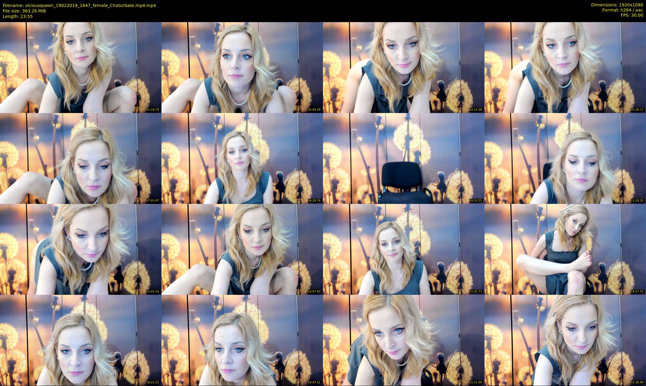 viciousqueen — 24 minute Chaturbate female cam show recording, 1080p, Feb 19, 2019