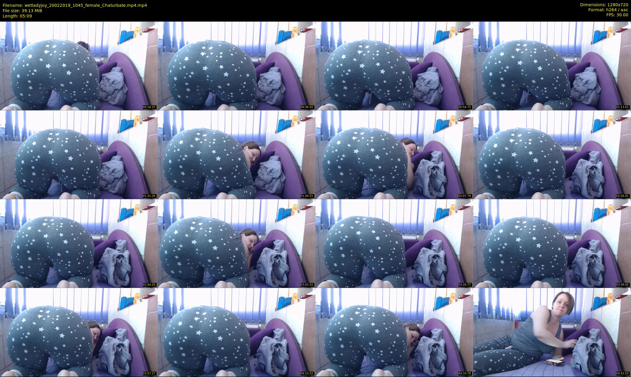 wetladyjoy — 6 minute Chaturbate female cam show recording, 720p, Feb 20, 2019