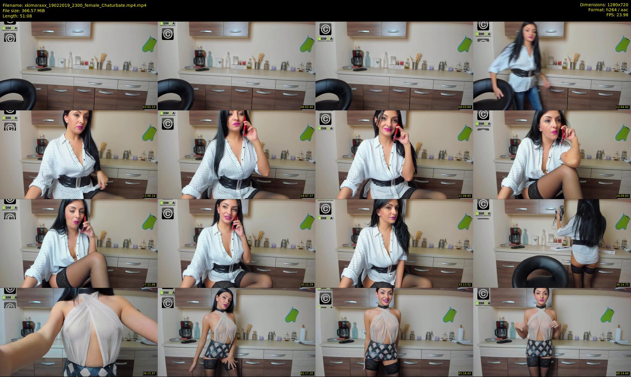 xkimoraxx — 52 minute Chaturbate female cam show recording, 720p, Feb 19, 2019