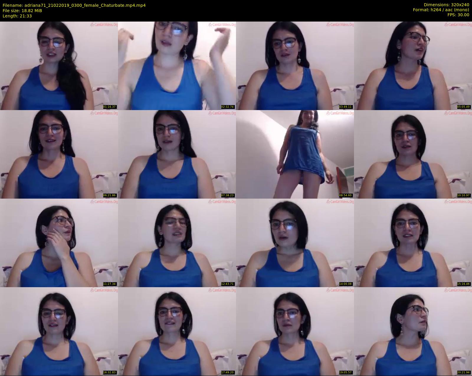 adriana71 — 22 minute Chaturbate couple cam show recording, SD, Feb 21, 2019