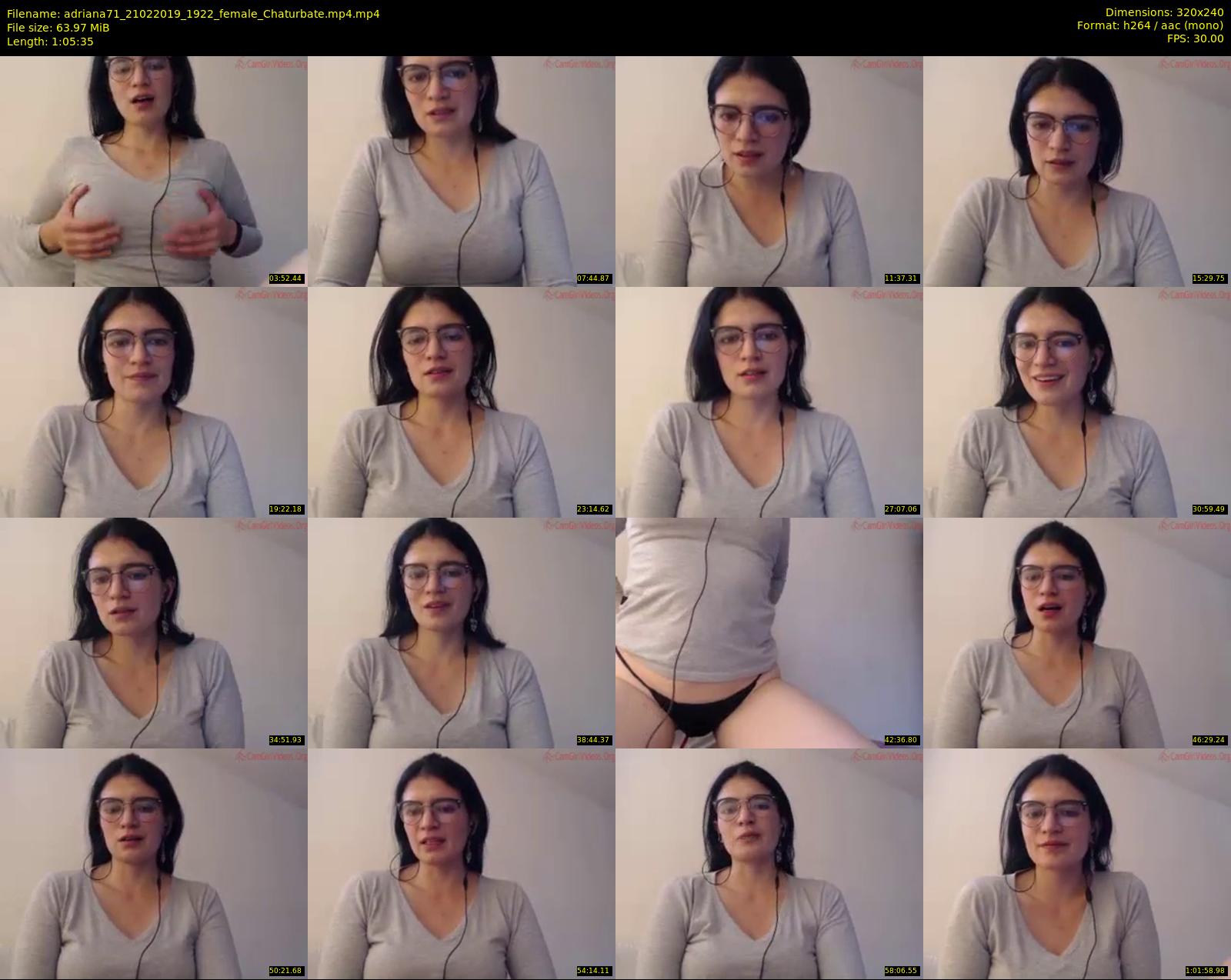 adriana71 — 66 minute Chaturbate couple cam show recording, SD, Feb 21, 2019