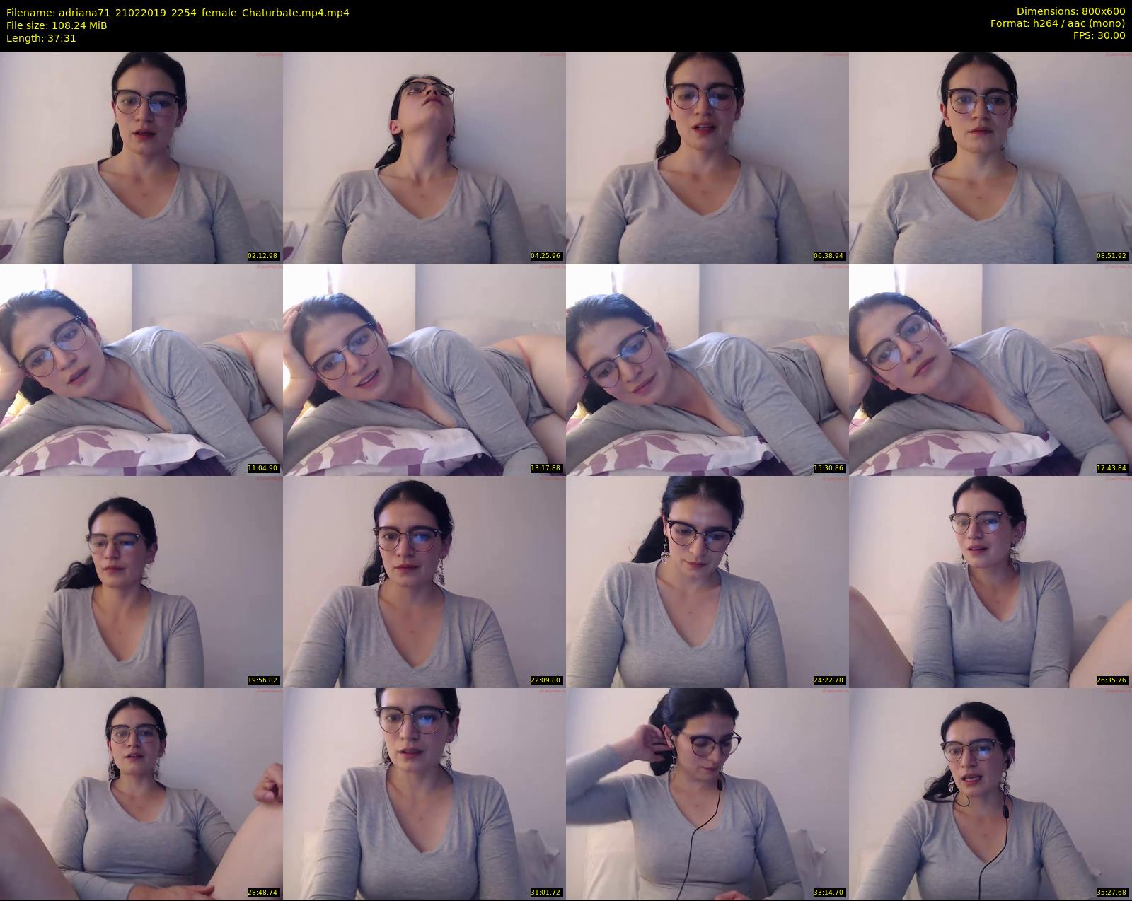 adriana71 — 38 minute Chaturbate couple cam show recording, 480p, Feb 21, 2019