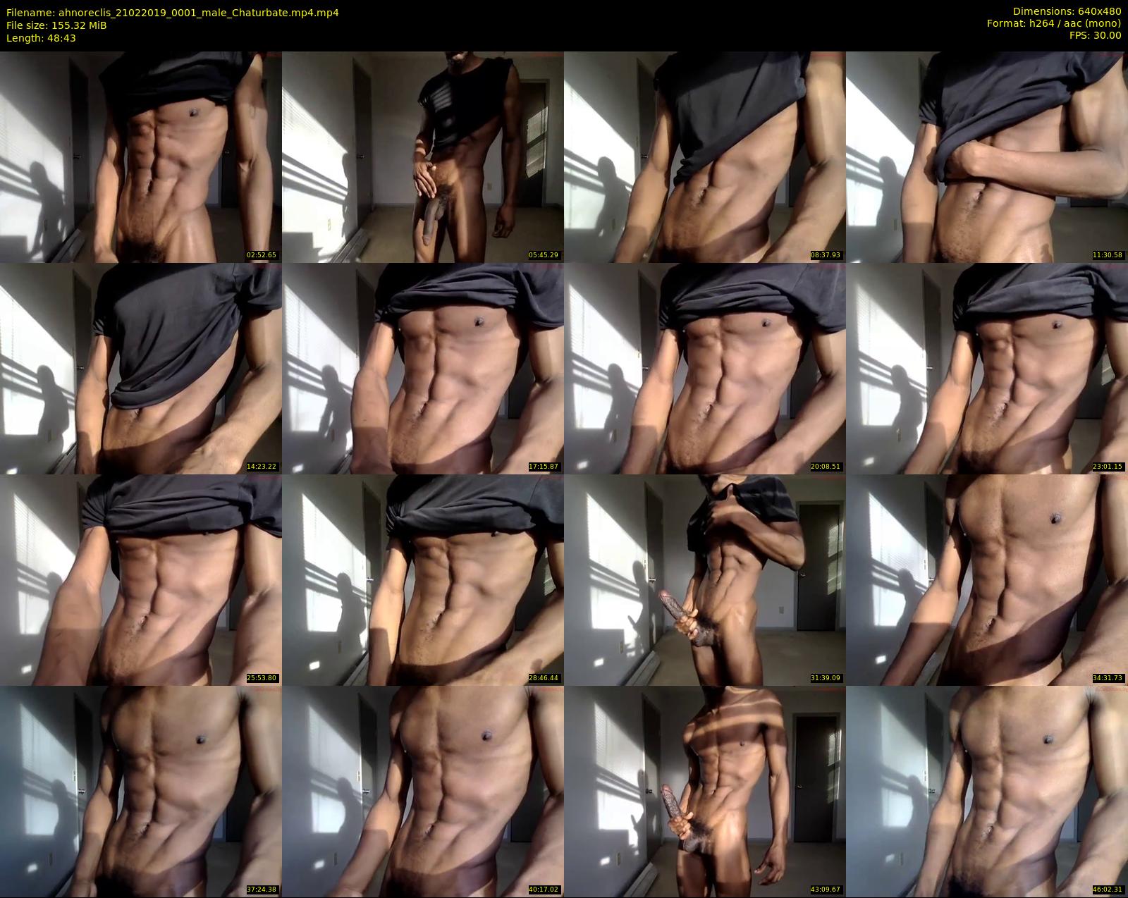 ahnoreclis — 49 minute Chaturbate male cam show recording, 480p, Feb 21, 2019