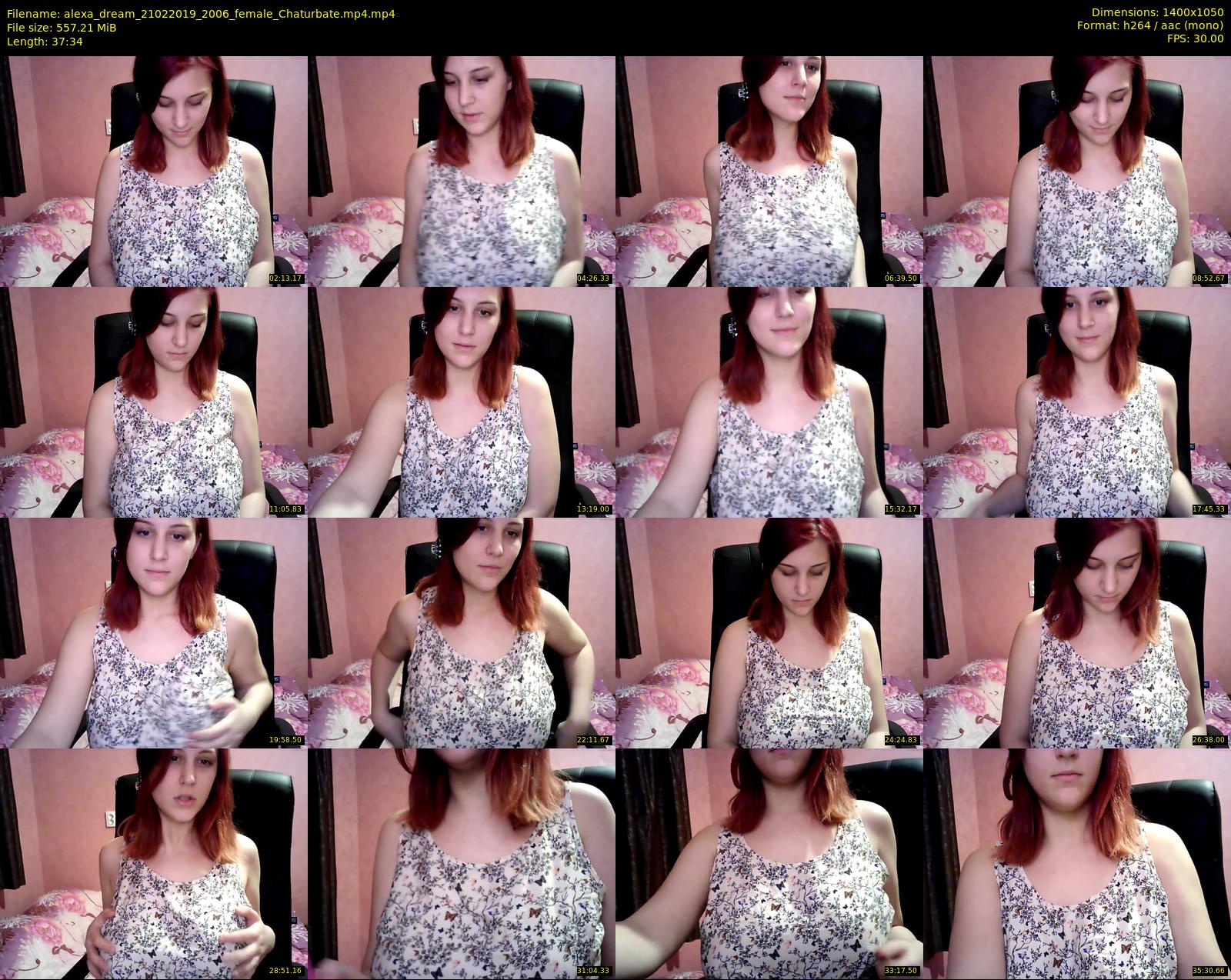 alexa_dream — 38 minute Chaturbate female cam show recording, 720p, Feb 21, 2019