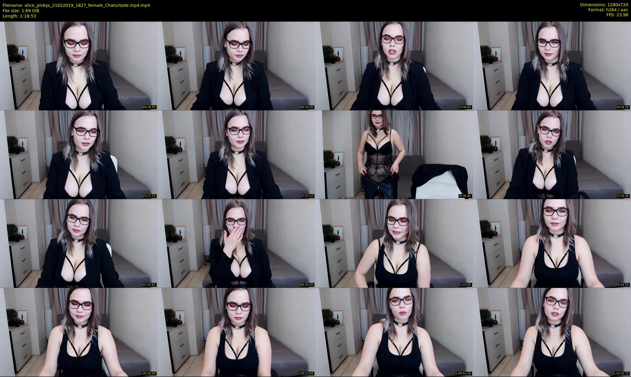 alice_pinkys — 79 minute Chaturbate female cam show recording, 720p, Feb 21, 2019