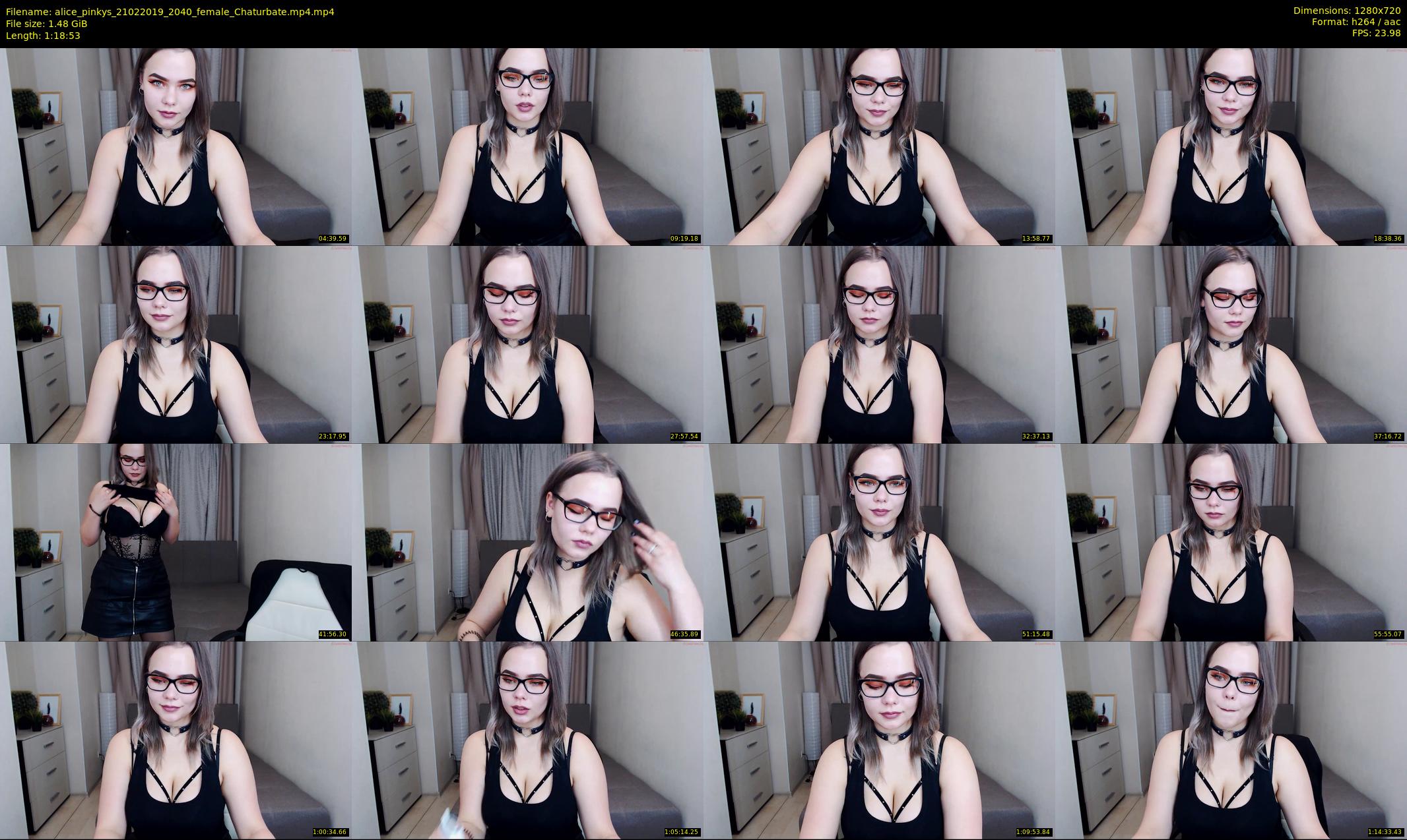 alice_pinkys — 79 minute Chaturbate female cam show recording, 720p, Feb 21, 2019