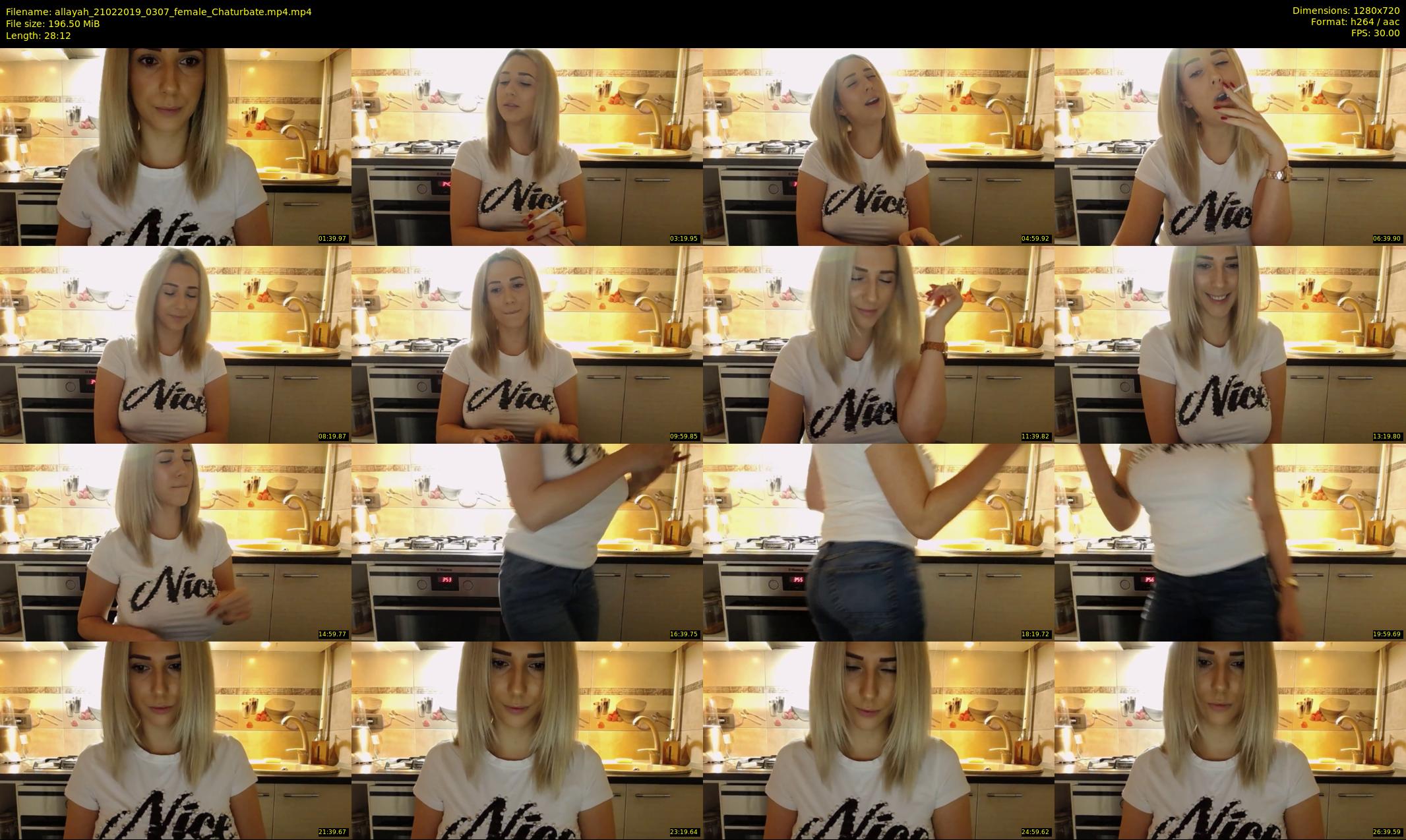 allayah — 29 minute Chaturbate female cam show recording, 720p, Feb 21, 2019