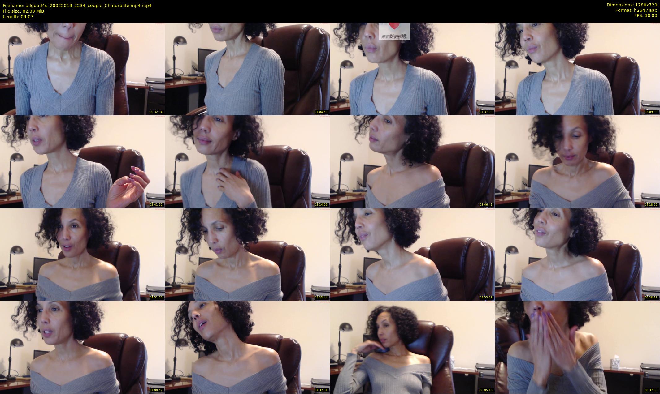 allgood4u — 10 minute Chaturbate couple cam show recording, 720p, Feb 20, 2019