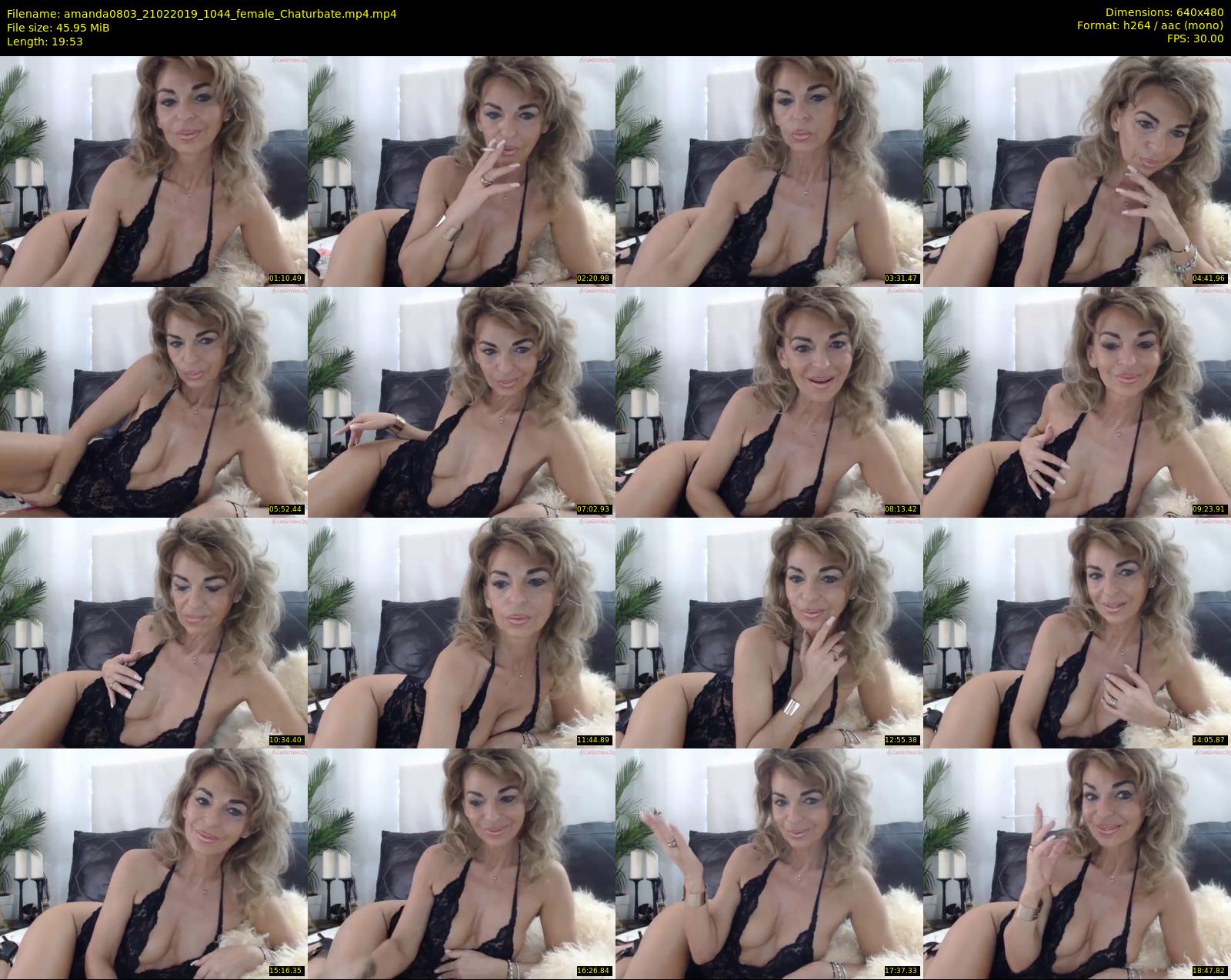 amanda0803 — 20 minute Chaturbate female cam show recording, 480p, Feb 21, 2019