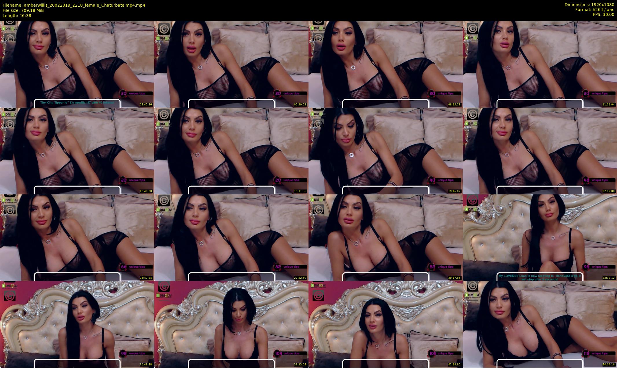 amberwillis — 47 minute Chaturbate female cam show recording, 1080p, Feb 20, 2019