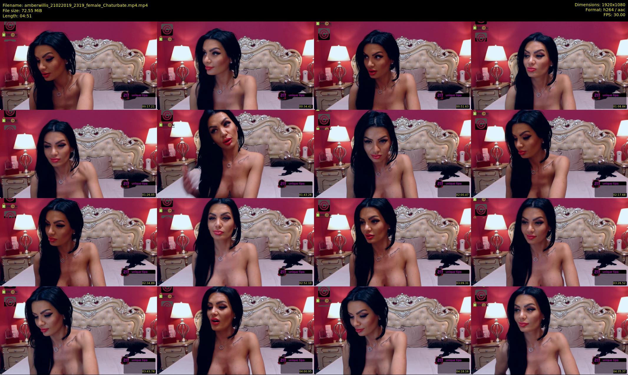 amberwillis — 5 minute Chaturbate female cam show recording, 1080p, Feb 21, 2019