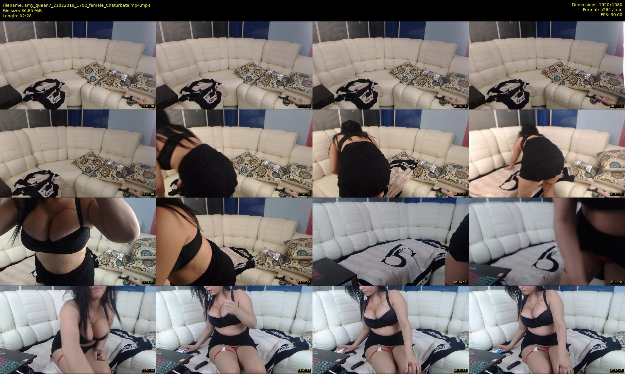 amy_queen7 — 3 minute Chaturbate female cam show recording, 1080p, Feb 21, 2019