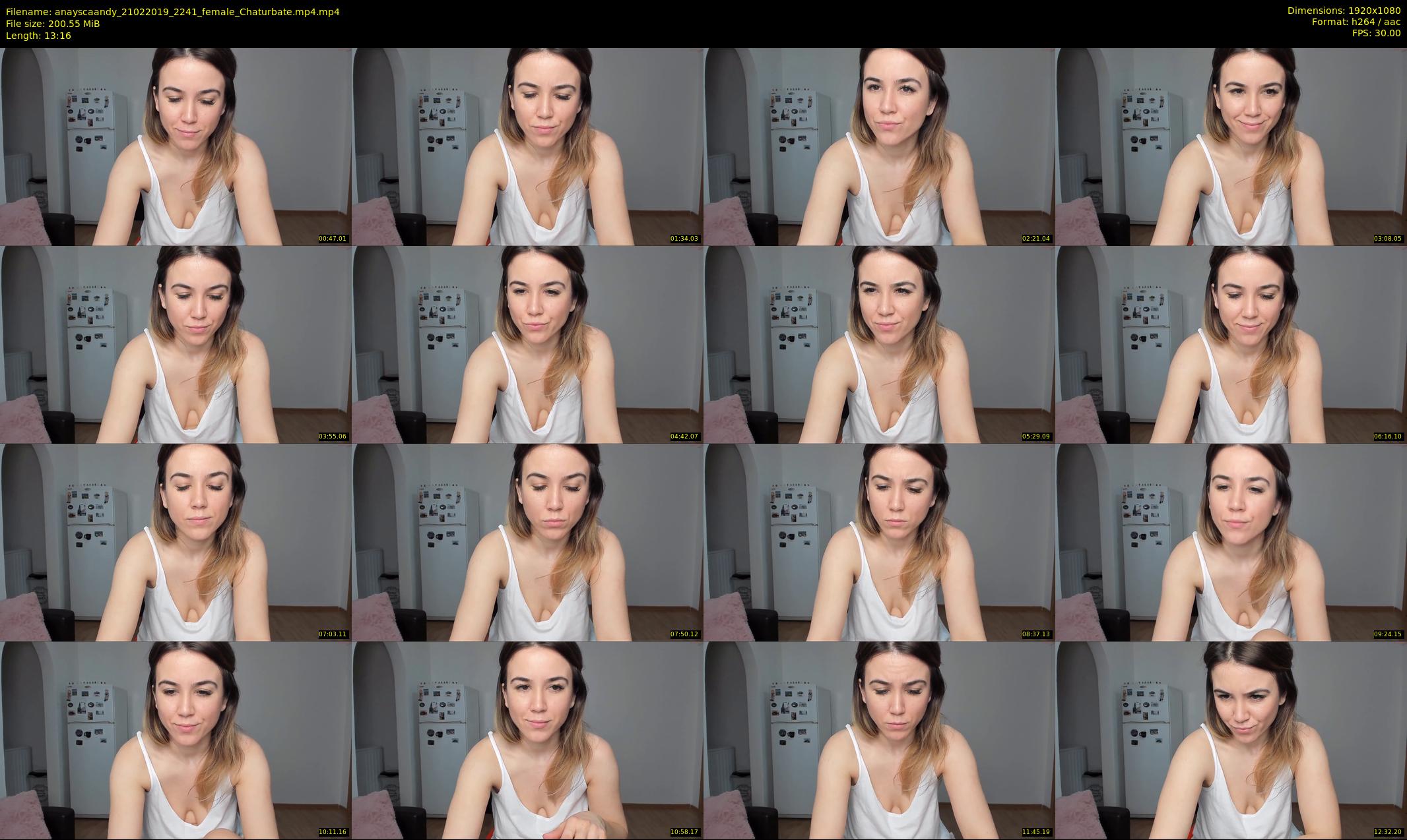anayscaandy — 14 minute Chaturbate female cam show recording, 1080p, Feb 21, 2019