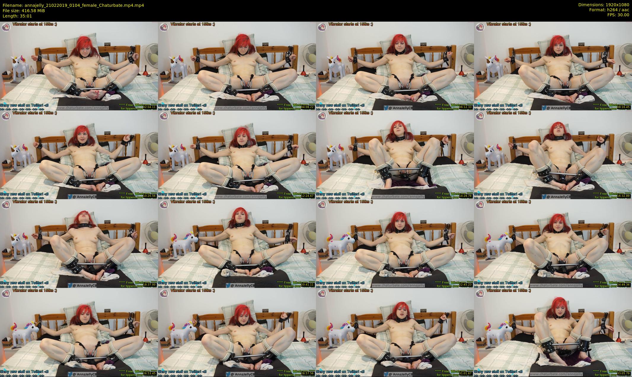 annajelly — 36 minute Chaturbate couple cam show recording, 1080p, Feb 21, 2019