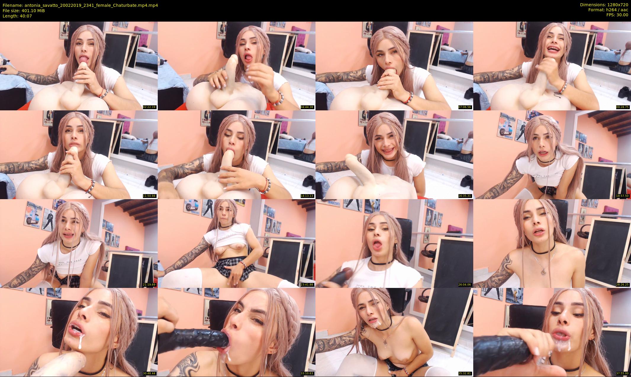 antonia_savatto — 41 minute Chaturbate female cam show recording, 720p, Feb 20, 2019
