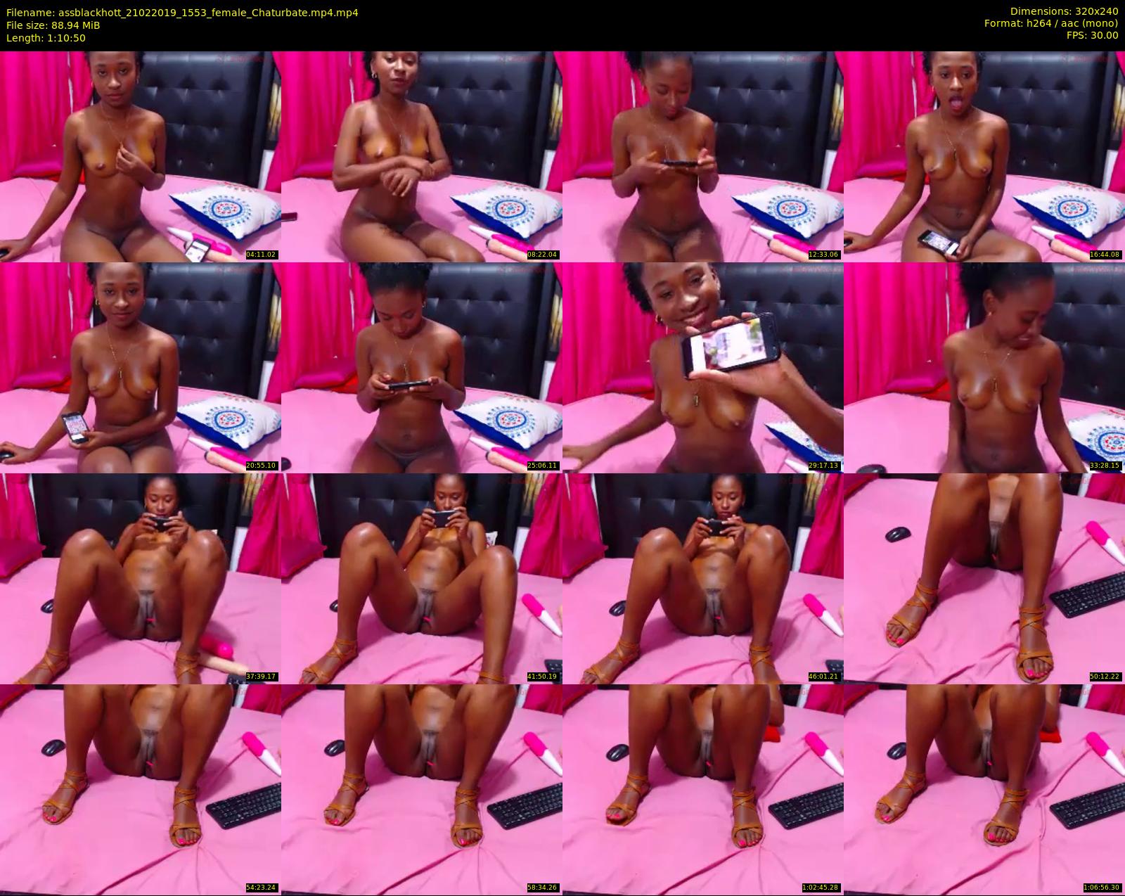 assblackhott — 71 minute Chaturbate female cam show recording, SD, Feb 21, 2019