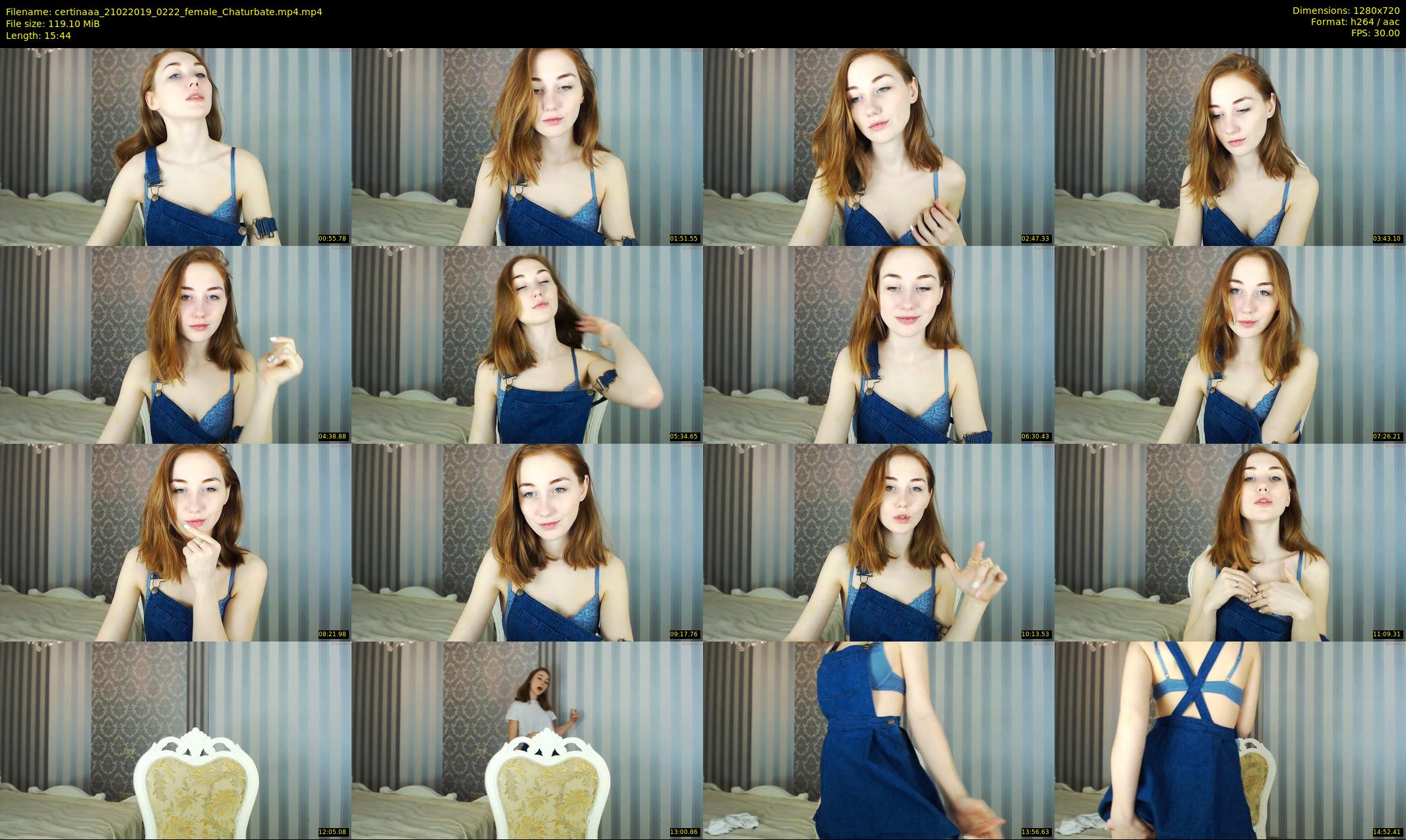 certinaaa — 16 minute Chaturbate female cam show recording, 720p, Feb 21, 2019