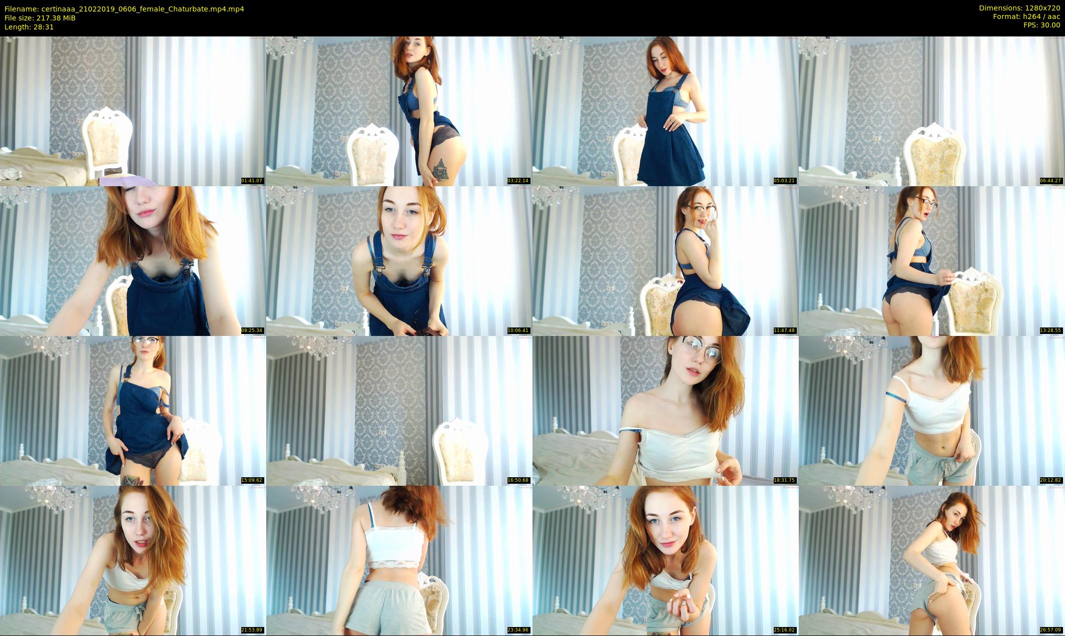 certinaaa — 29 minute Chaturbate female cam show recording, 720p, Feb 21, 2019