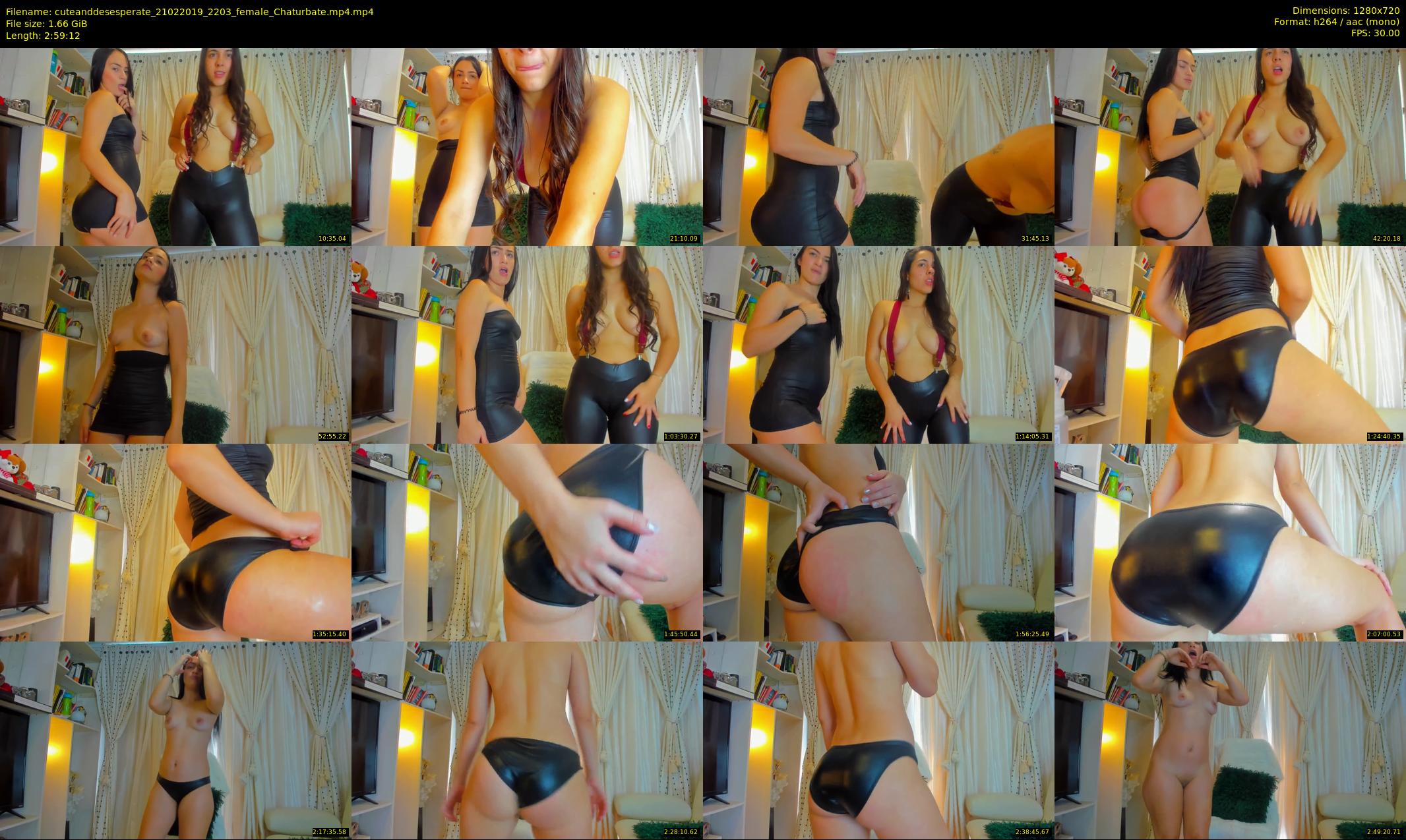 cuteanddesesperate — 180 minute Chaturbate female cam show recording, 720p, Feb 21, 2019
