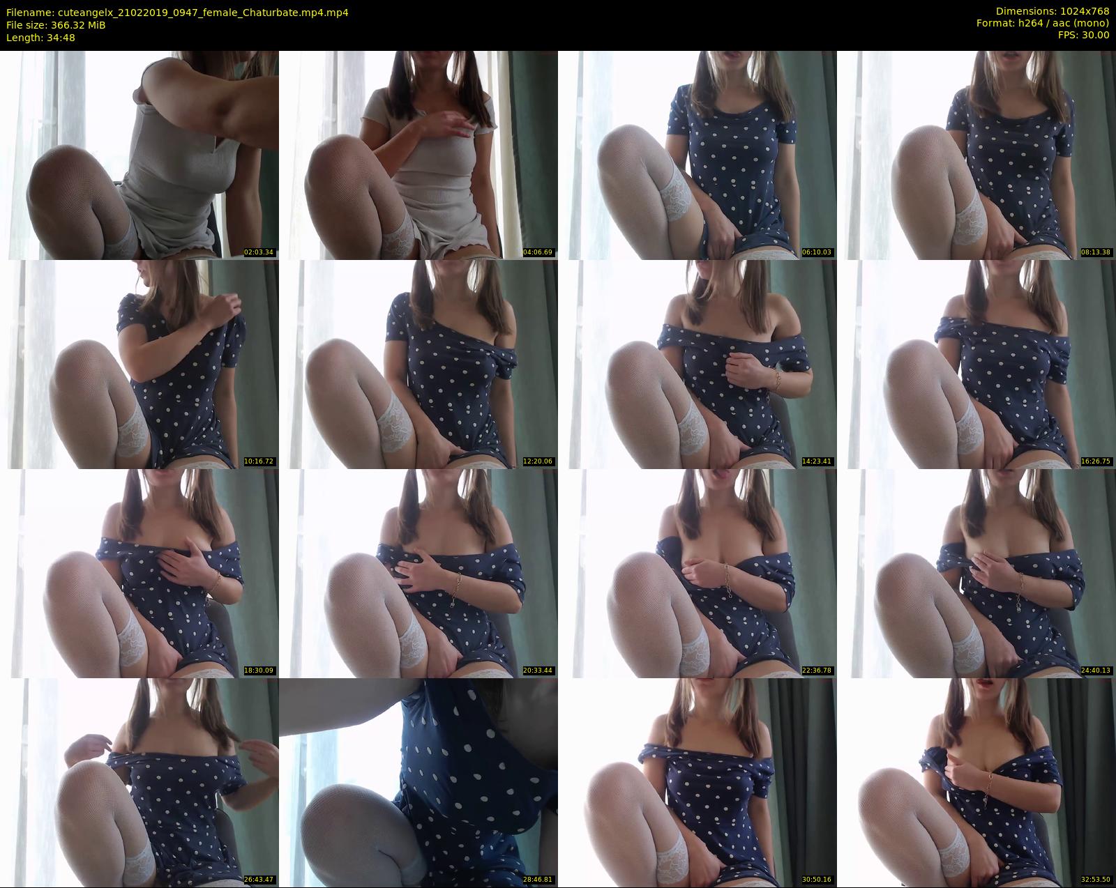 cuteangelx — 35 minute Chaturbate female cam show recording, 720p, Feb 21, 2019