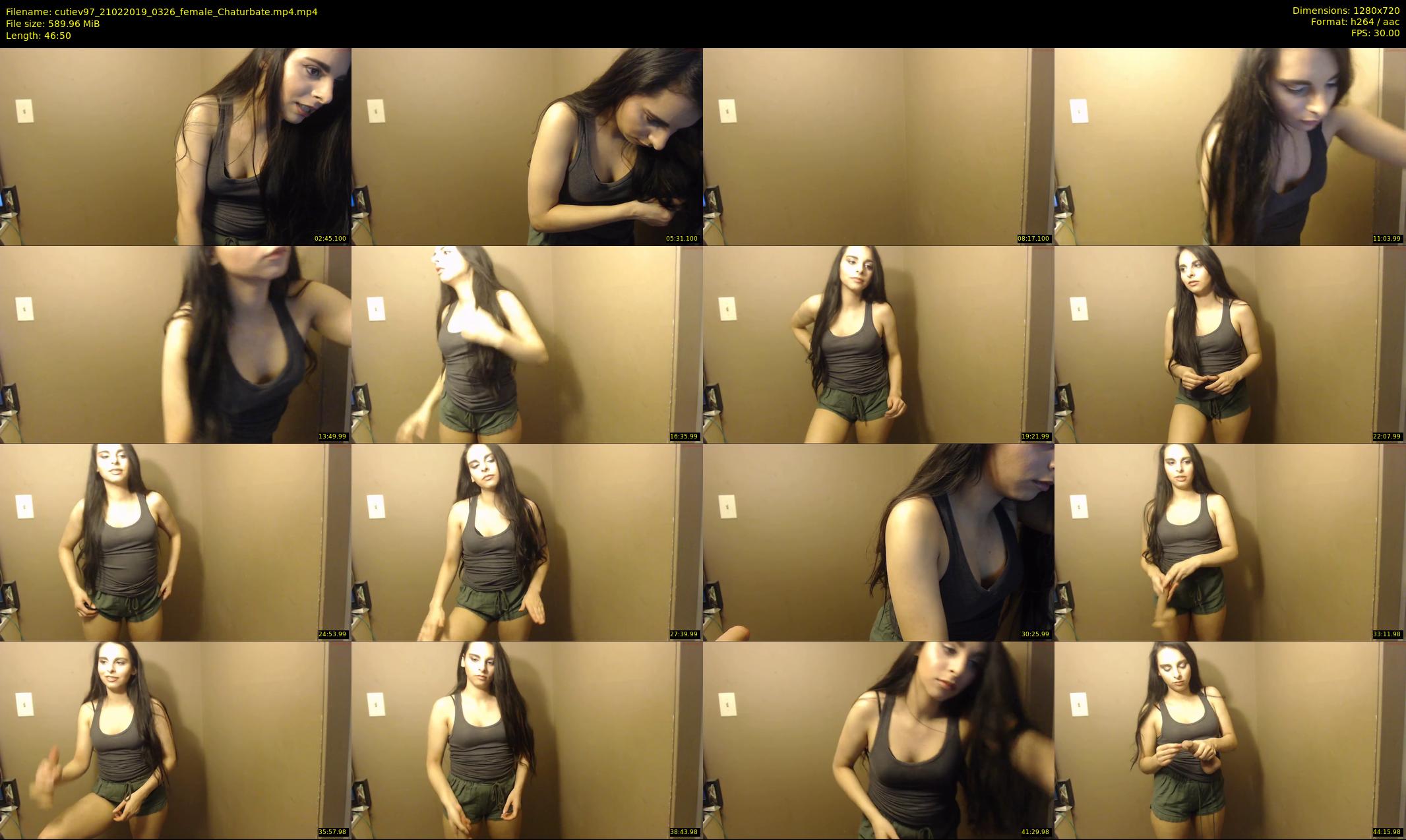 cutiev97 — 47 minute Chaturbate couple cam show recording, 720p, Feb 21, 2019