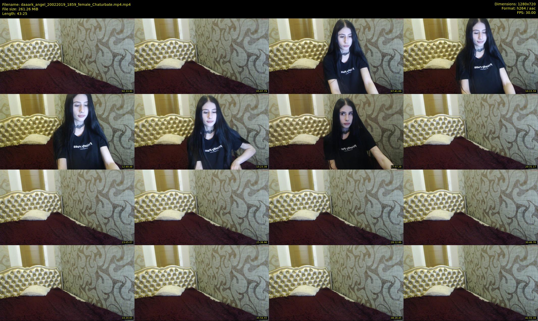 daaark_angel — 44 minute Chaturbate female cam show recording, 720p, Feb 20, 2019