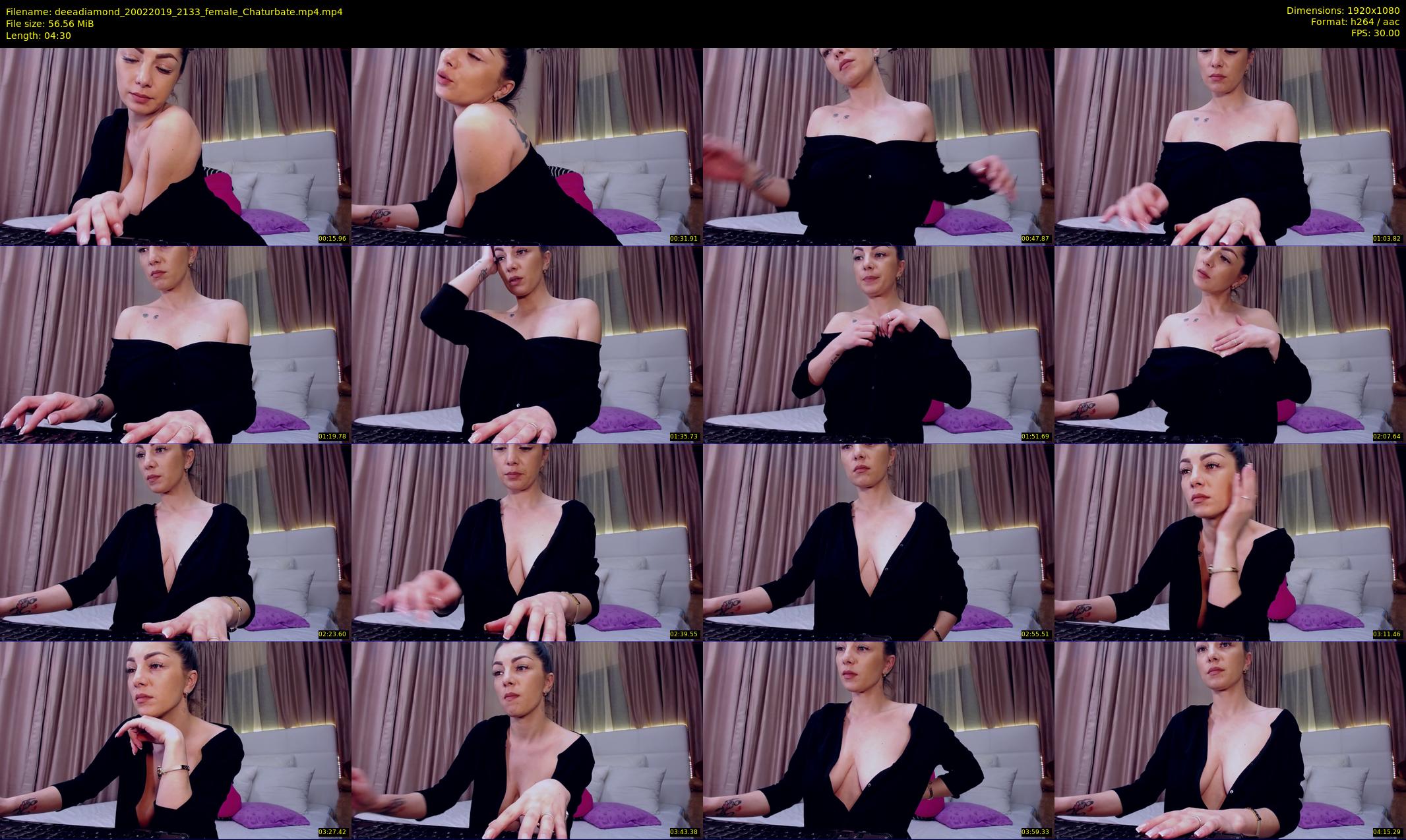 deeadiamond — 5 minute Chaturbate female cam show recording, 1080p, Feb 20, 2019