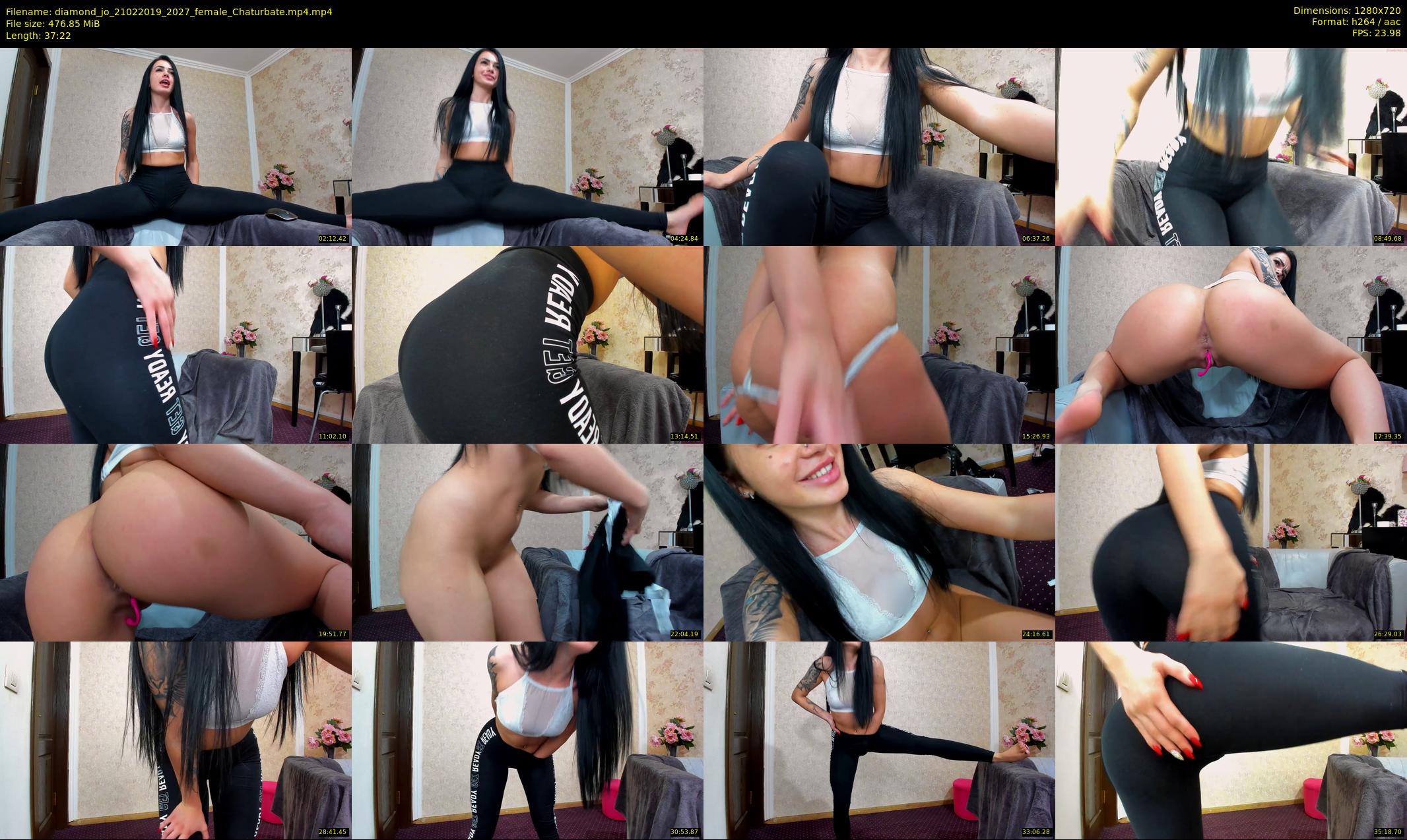 diamond_jo — 38 minute Chaturbate female cam show recording, 720p, Feb 21, 2019