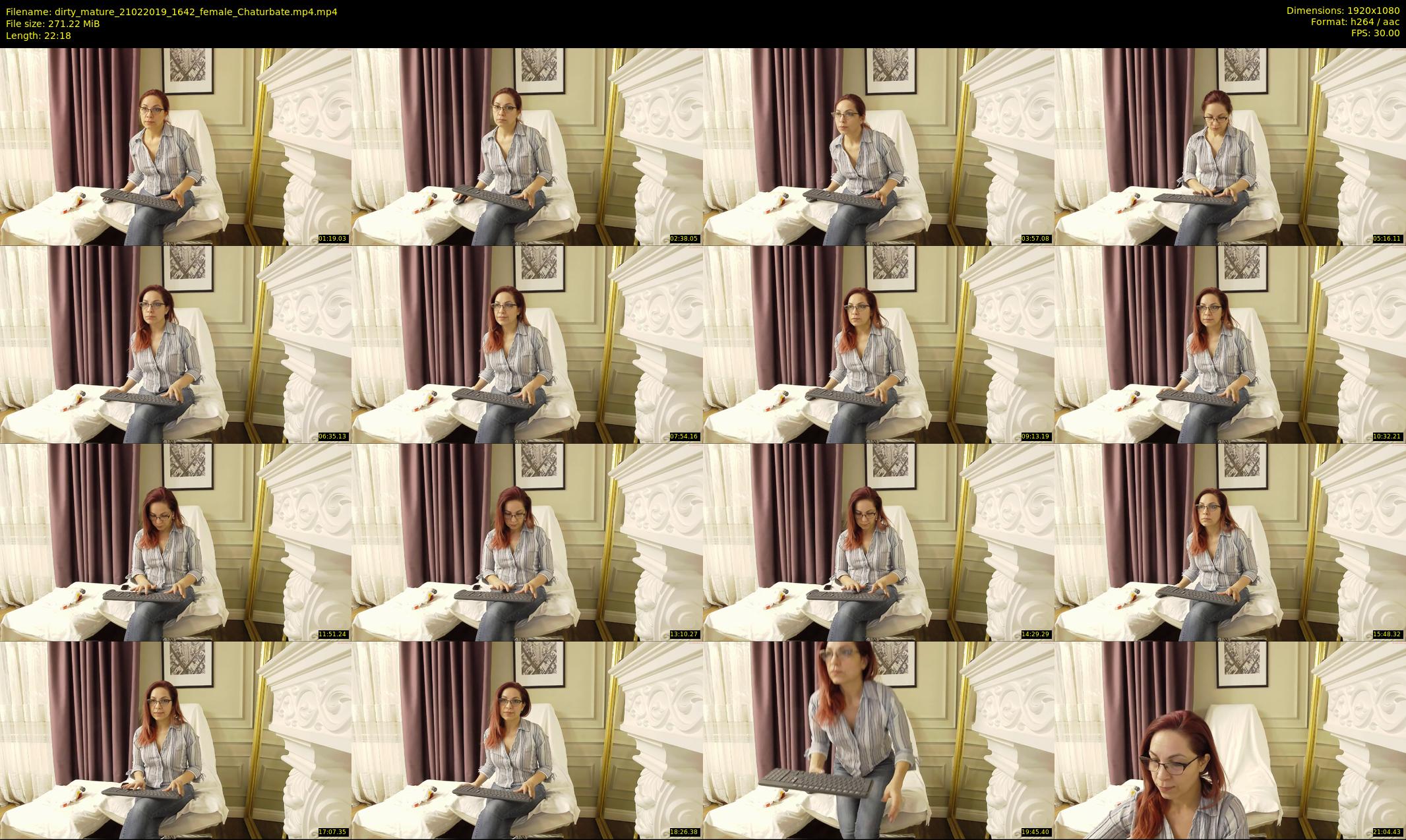 dirty_mature — 23 minute Chaturbate female cam show recording, 1080p, Feb 21, 2019