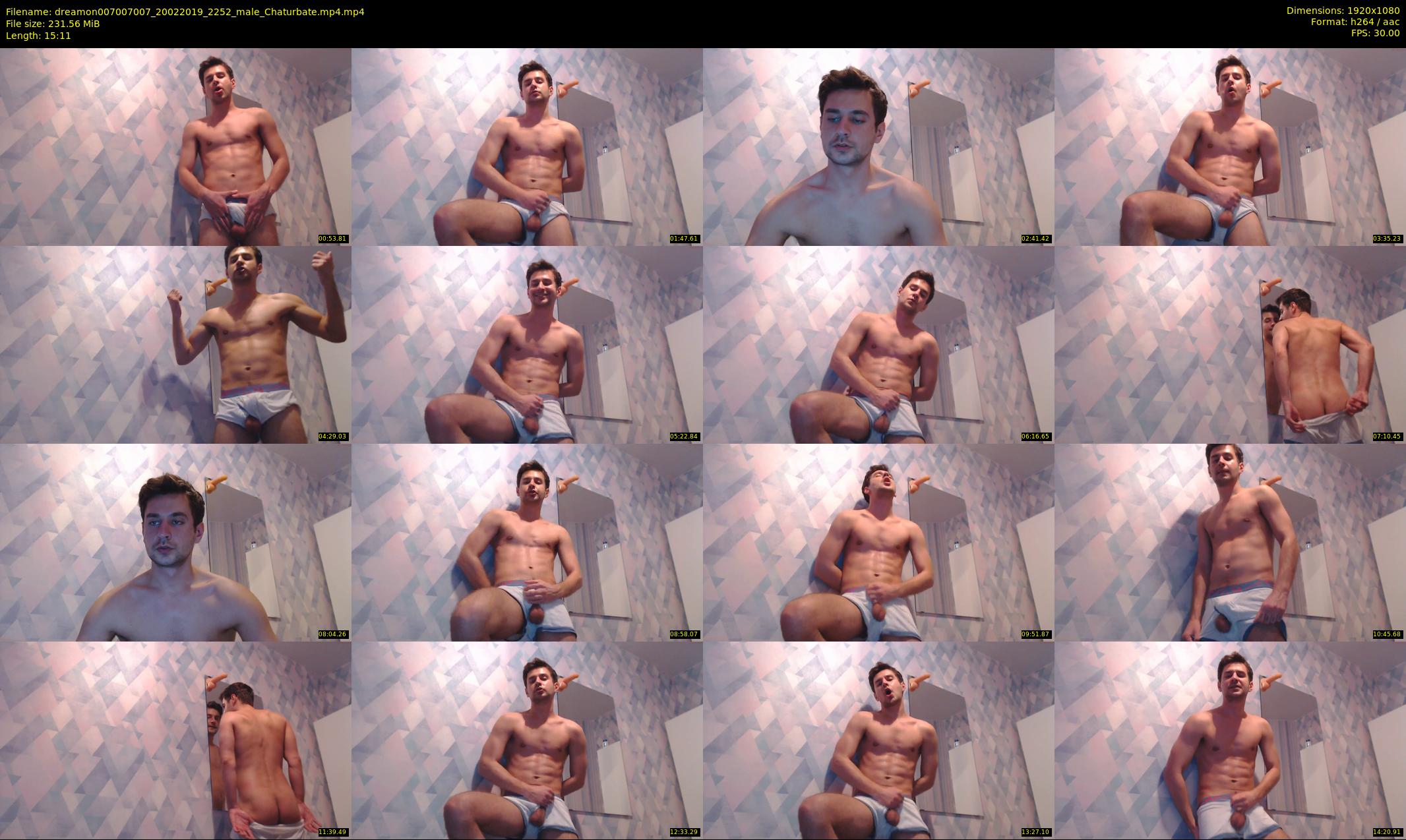 dreamon007007007 — 16 minute Chaturbate male cam show recording, 1080p, Feb 20, 2019