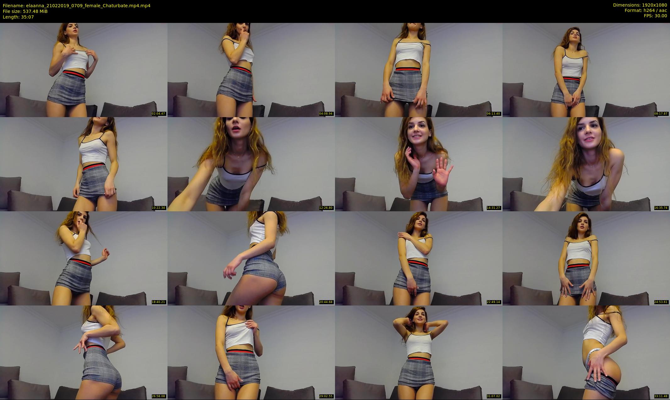 elaanna — 36 minute Chaturbate female cam show recording, 1080p, Feb 21, 2019