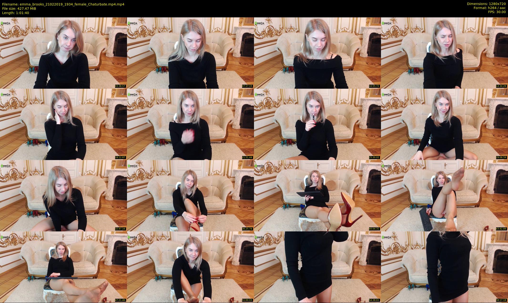 emma_brooks — 62 minute Chaturbate female cam show recording, 720p, Feb 21, 2019