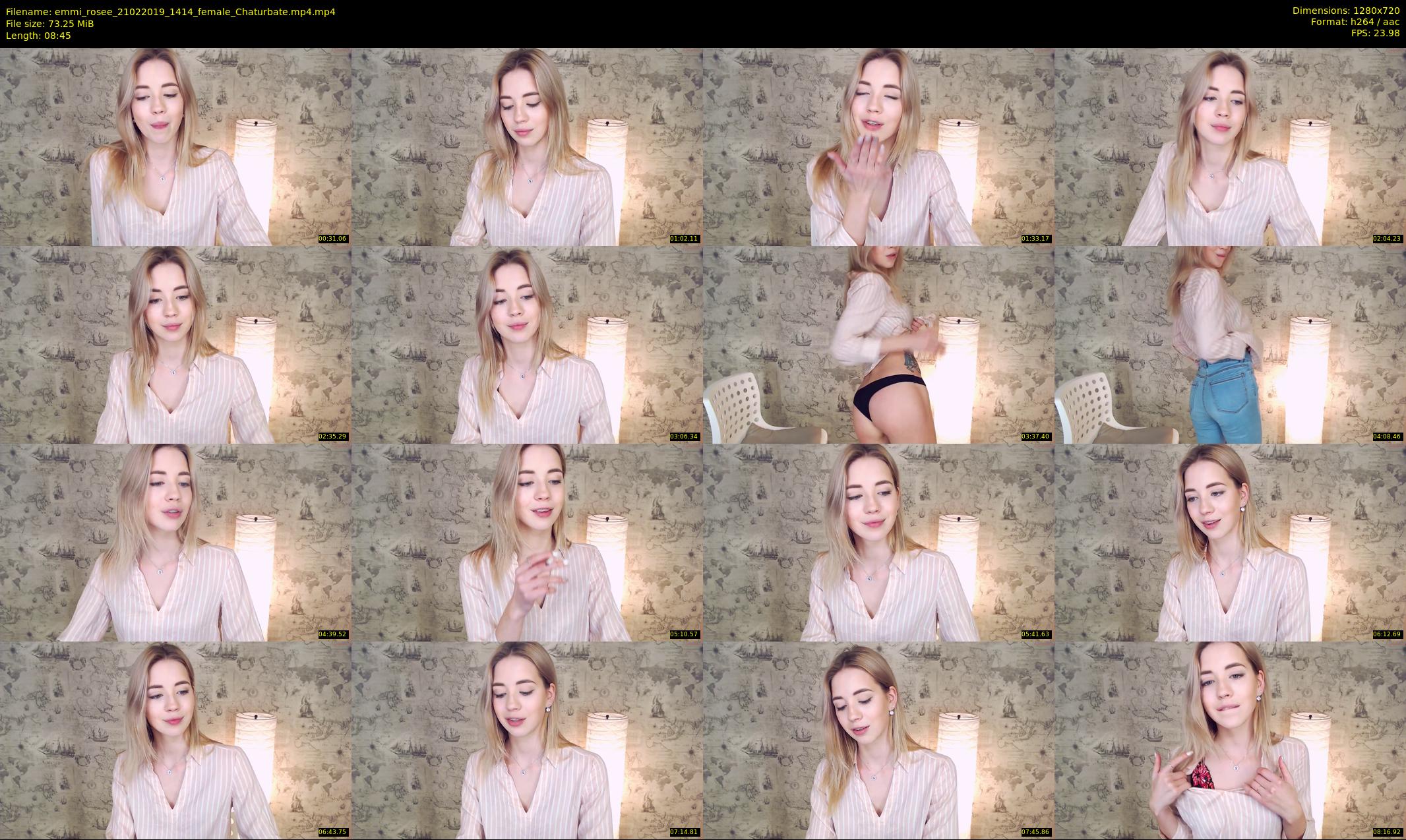 emmi_rosee — 9 minute Chaturbate female cam show recording, 720p, Feb 21, 2019
