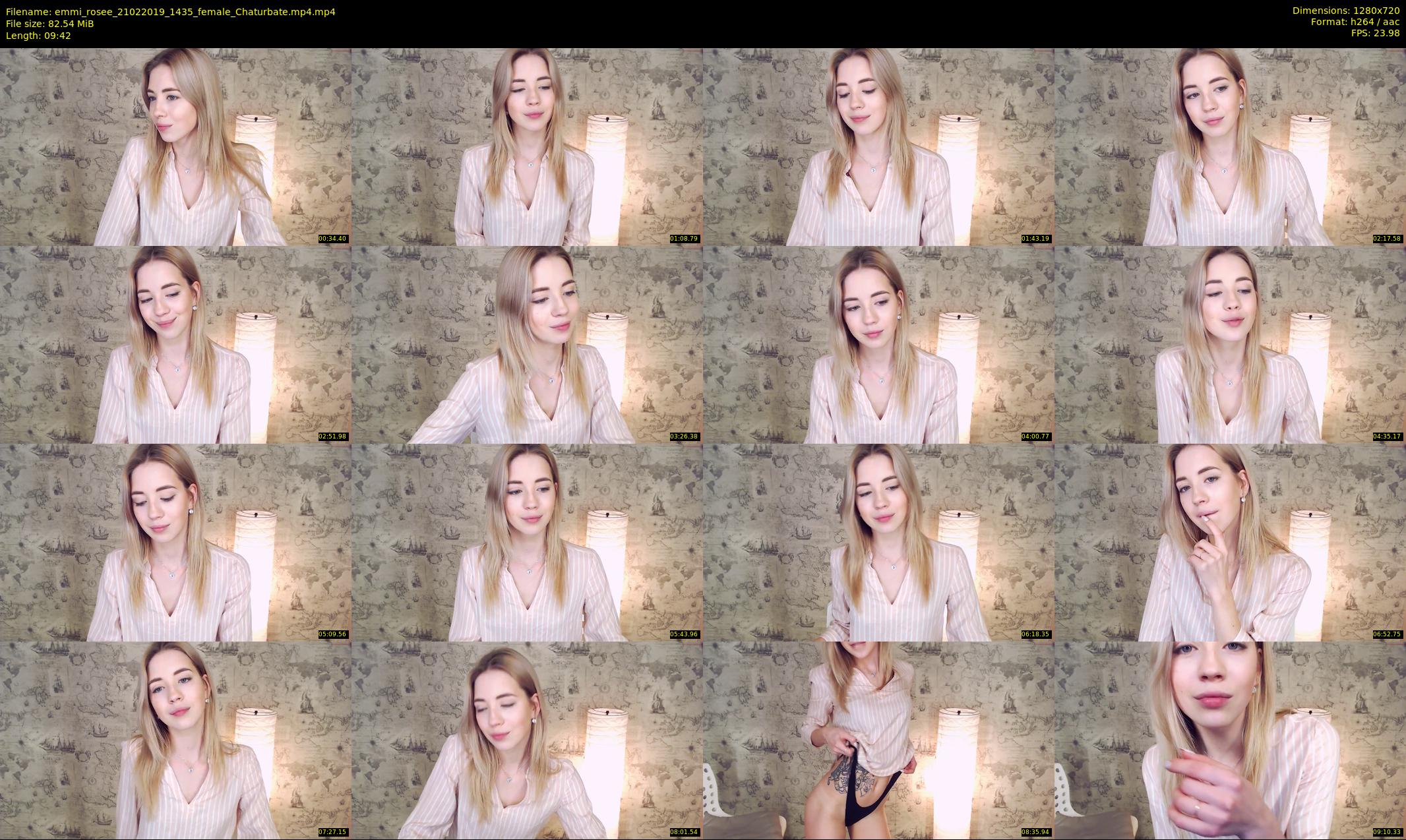 emmi_rosee — 10 minute Chaturbate female cam show recording, 720p, Feb 21, 2019