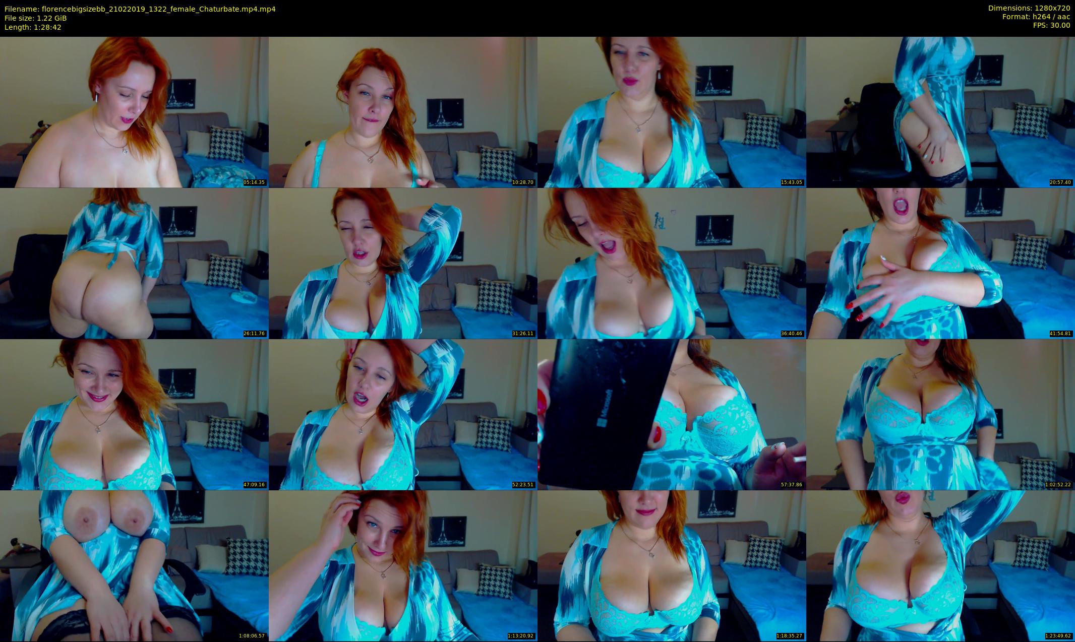 florencebigsizebb — 89 minute Chaturbate female cam show recording, 720p, Feb 21, 2019