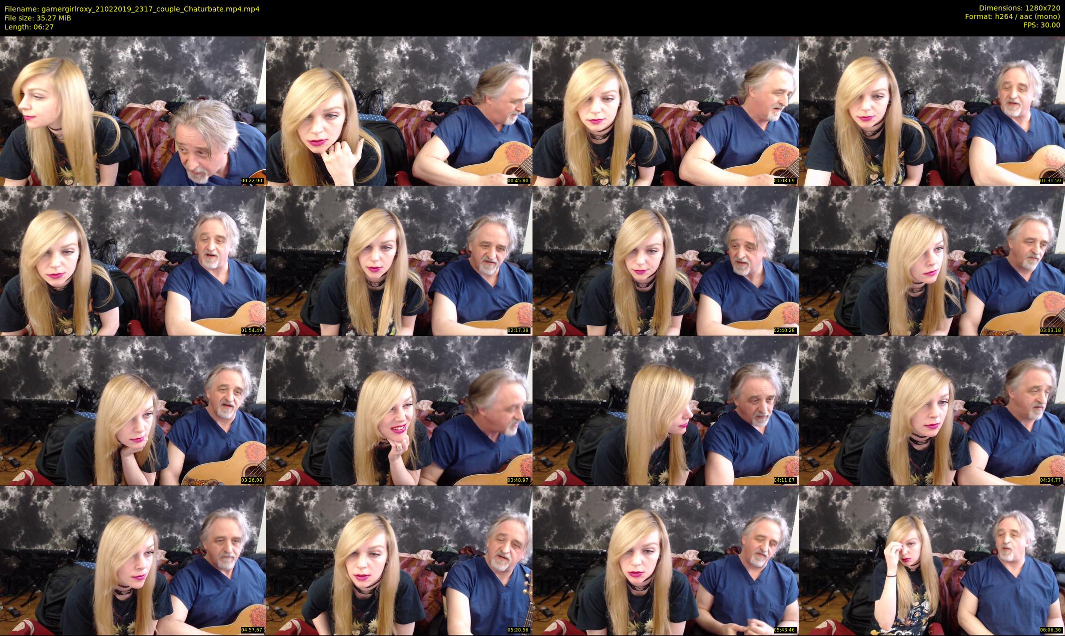 gamergirlroxy — 7 minute Chaturbate couple cam show recording, 720p, Feb 21, 2019