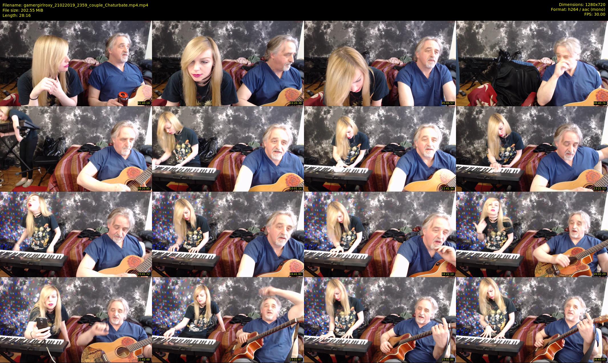 gamergirlroxy — 29 minute Chaturbate couple cam show recording, 720p, Feb 21, 2019