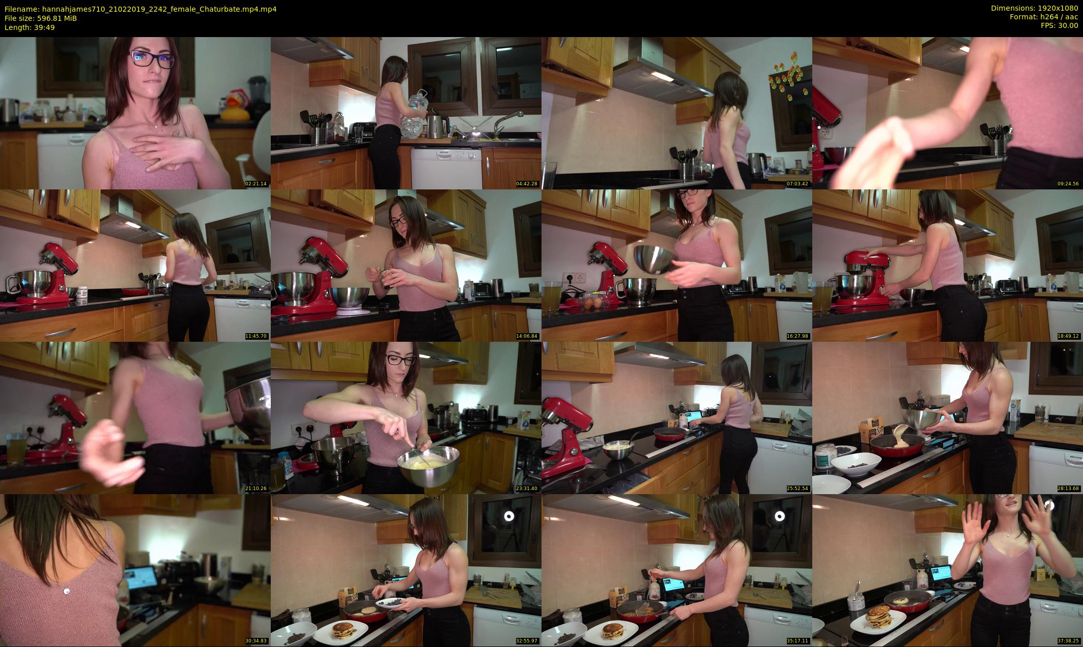 hannahjames710 — 40 minute Chaturbate female cam show recording, 1080p, Feb 21, 2019