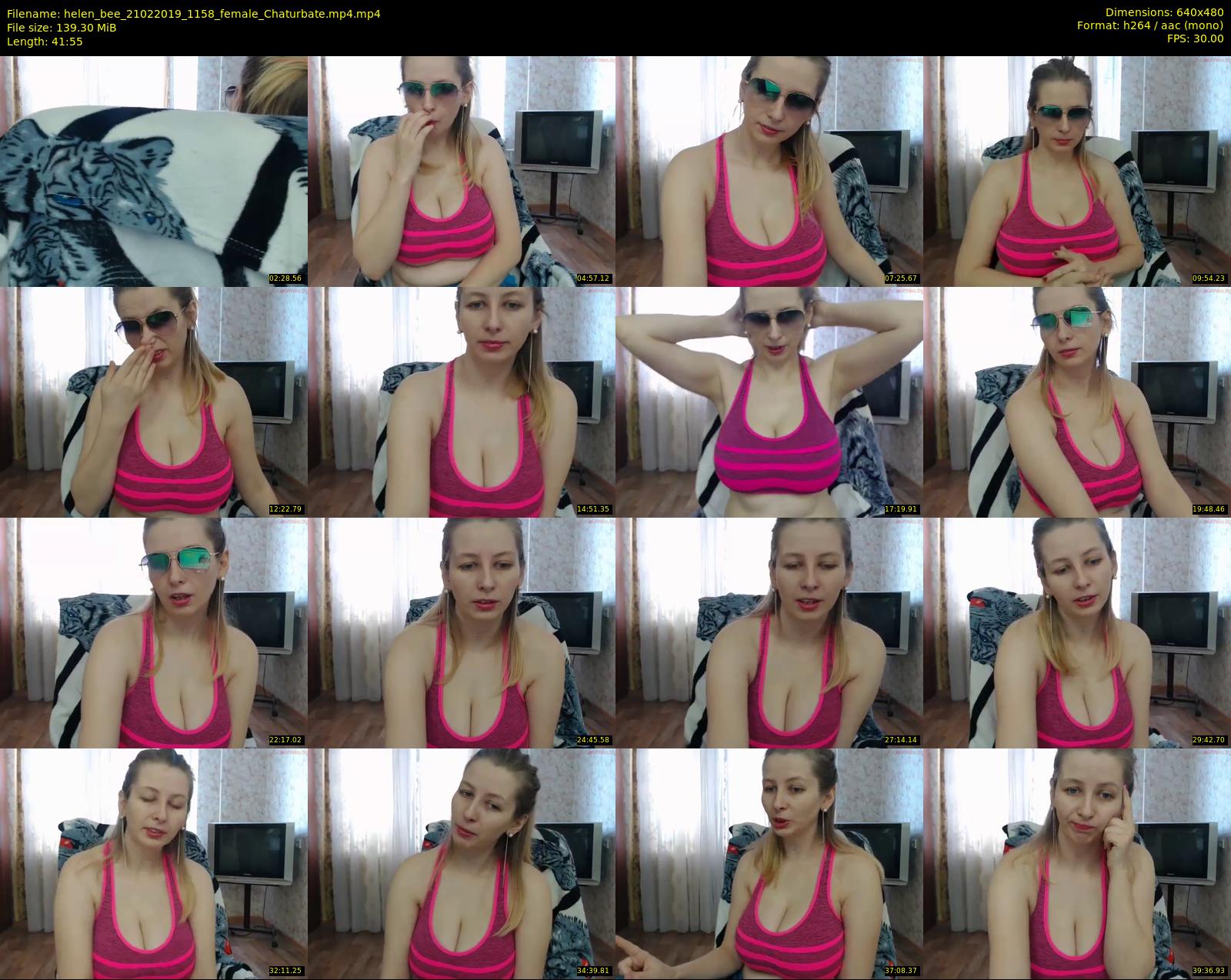 helen_bee — 42 minute Chaturbate female cam show recording, 480p, Feb 21, 2019