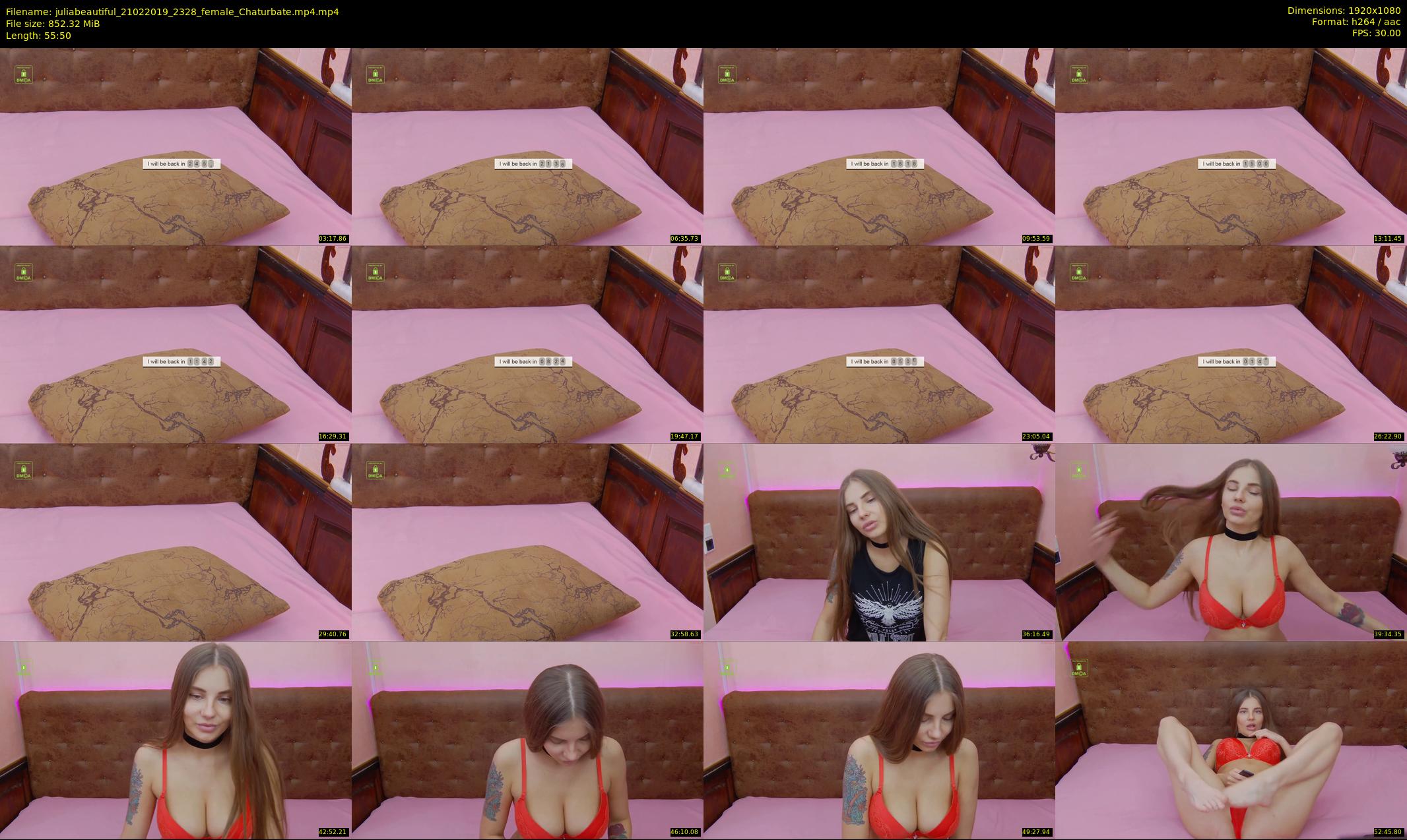 juliabeautiful — 56 minute Chaturbate female cam show recording, 1080p, Feb 21, 2019