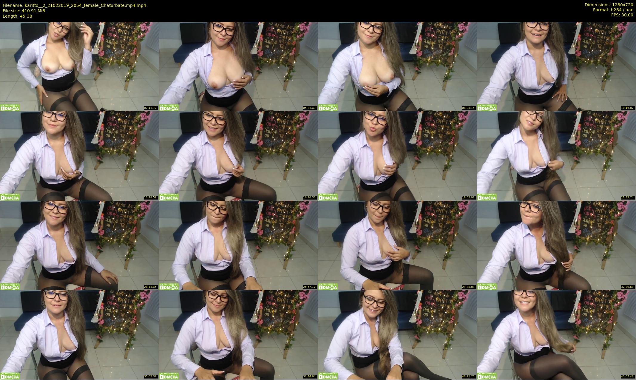 karitto__2 — 46 minute Chaturbate female cam show recording, 720p, Feb 21, 2019