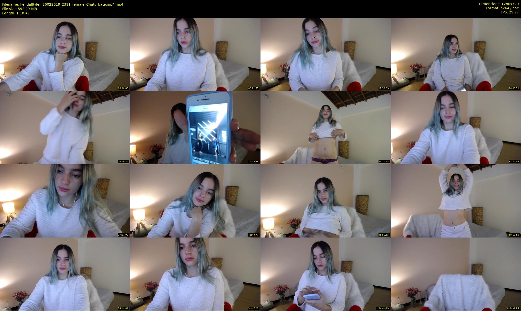 kendalltyler — 71 minute Chaturbate female cam show recording, 720p, Feb 20, 2019
