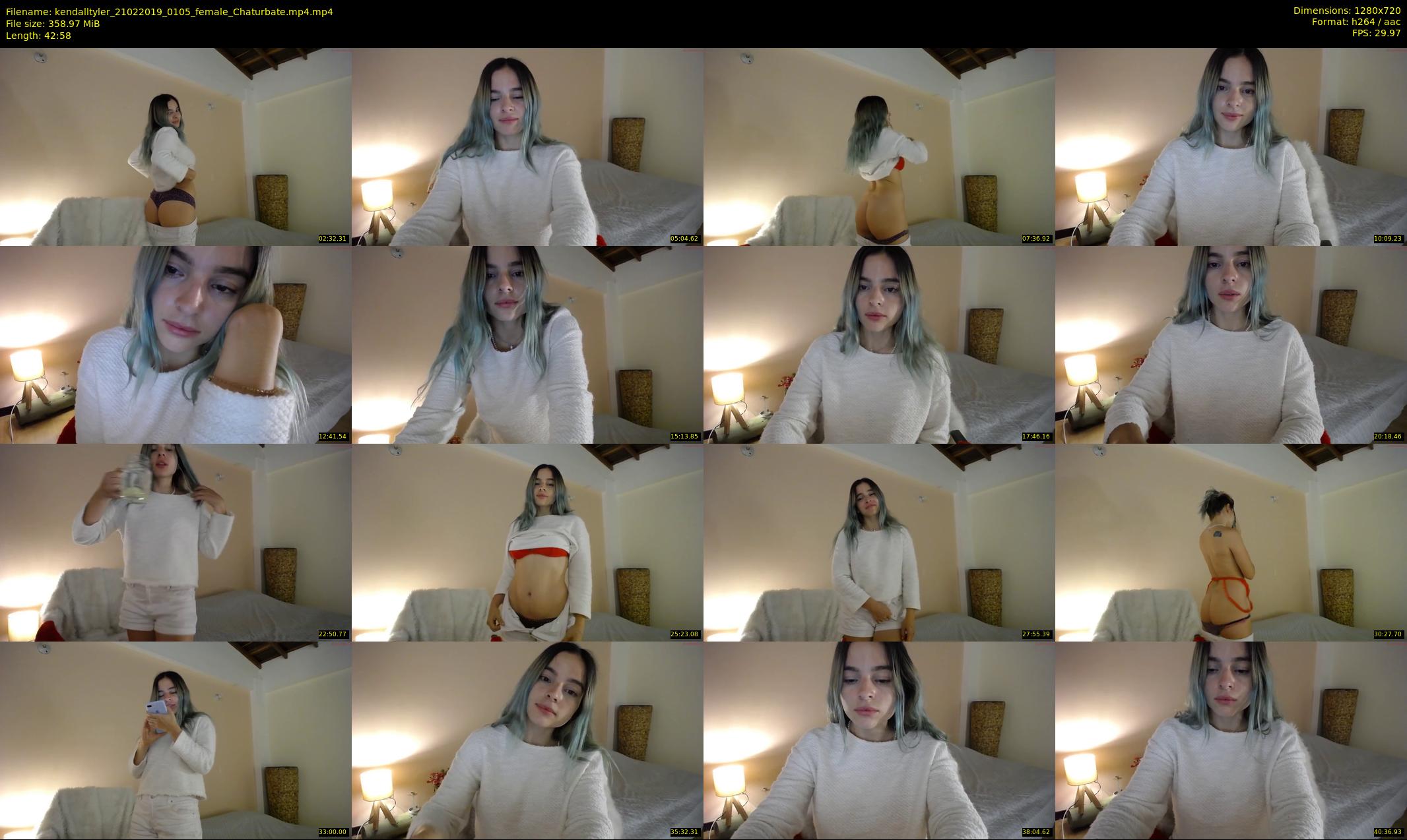 kendalltyler — 43 minute Chaturbate female cam show recording, 720p, Feb 21, 2019