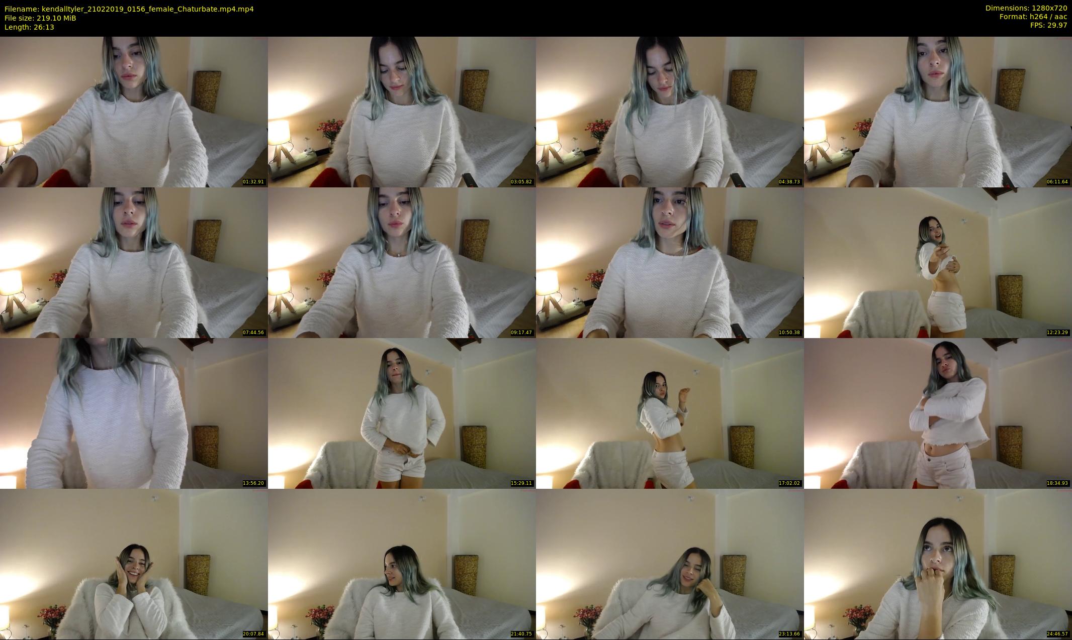 kendalltyler — 27 minute Chaturbate female cam show recording, 720p, Feb 21, 2019